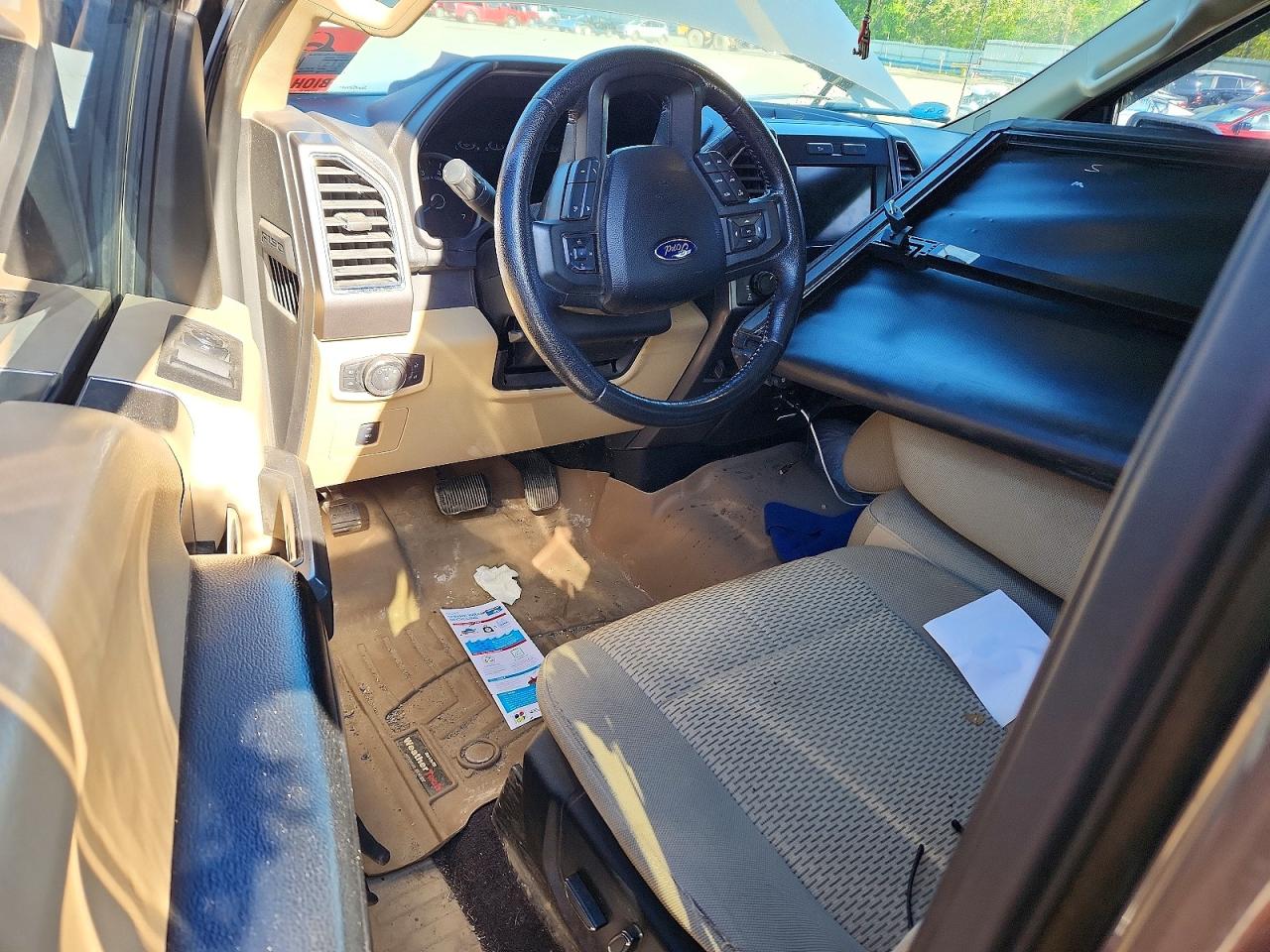 2015 Ford F150 Supercrew Brown vin: 1FTEW1EF4FFC89221
