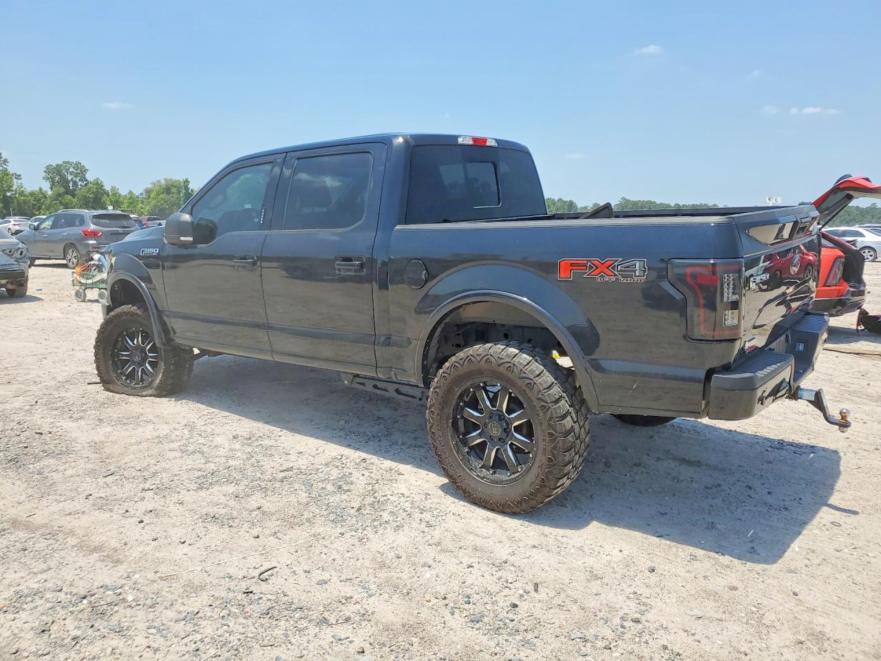 2015 Ford F150 Supercrew Black vin: 1FTEW1EF4FKD65902
