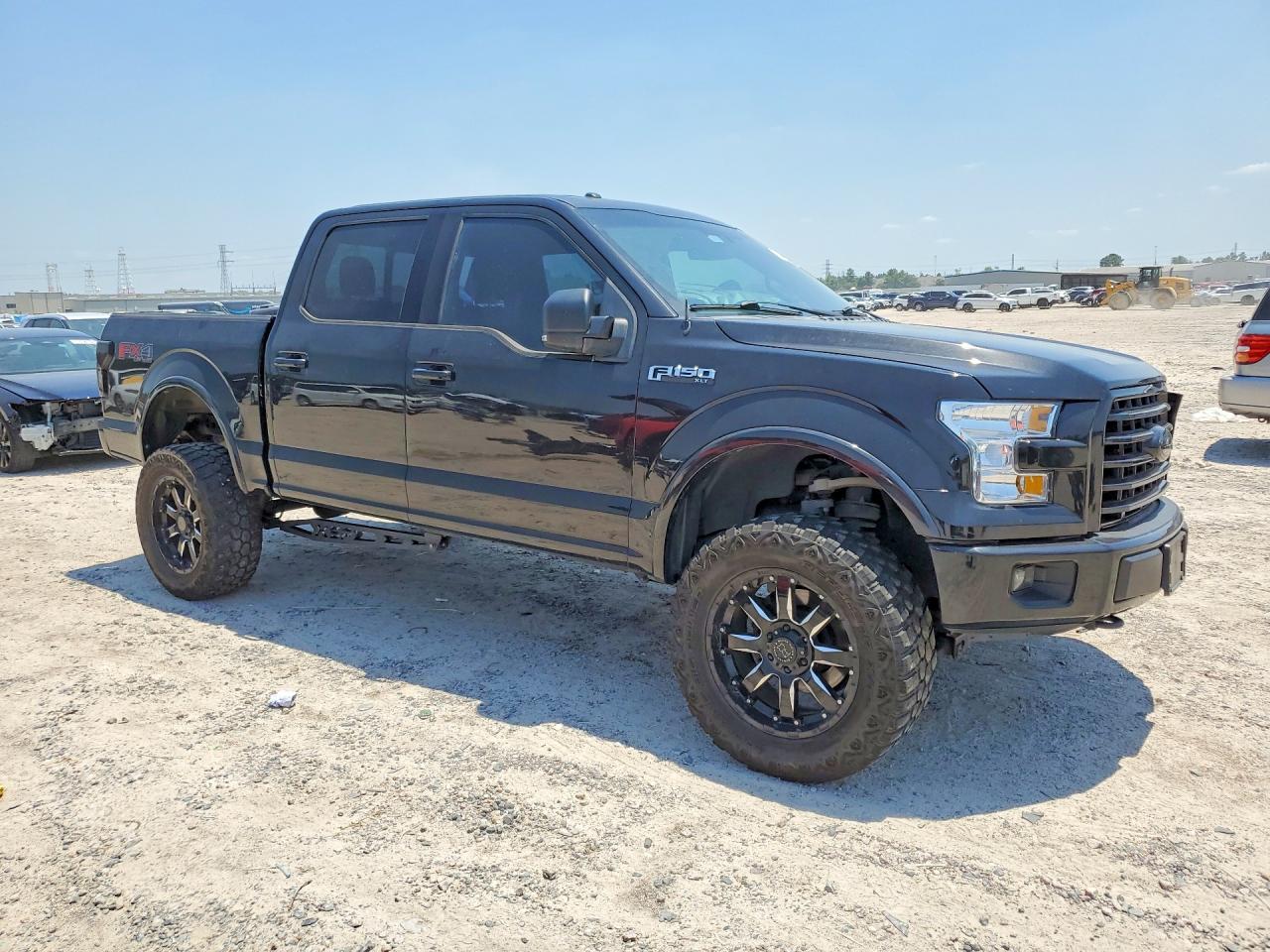 2015 Ford F150 Supercrew Black vin: 1FTEW1EF4FKD65902