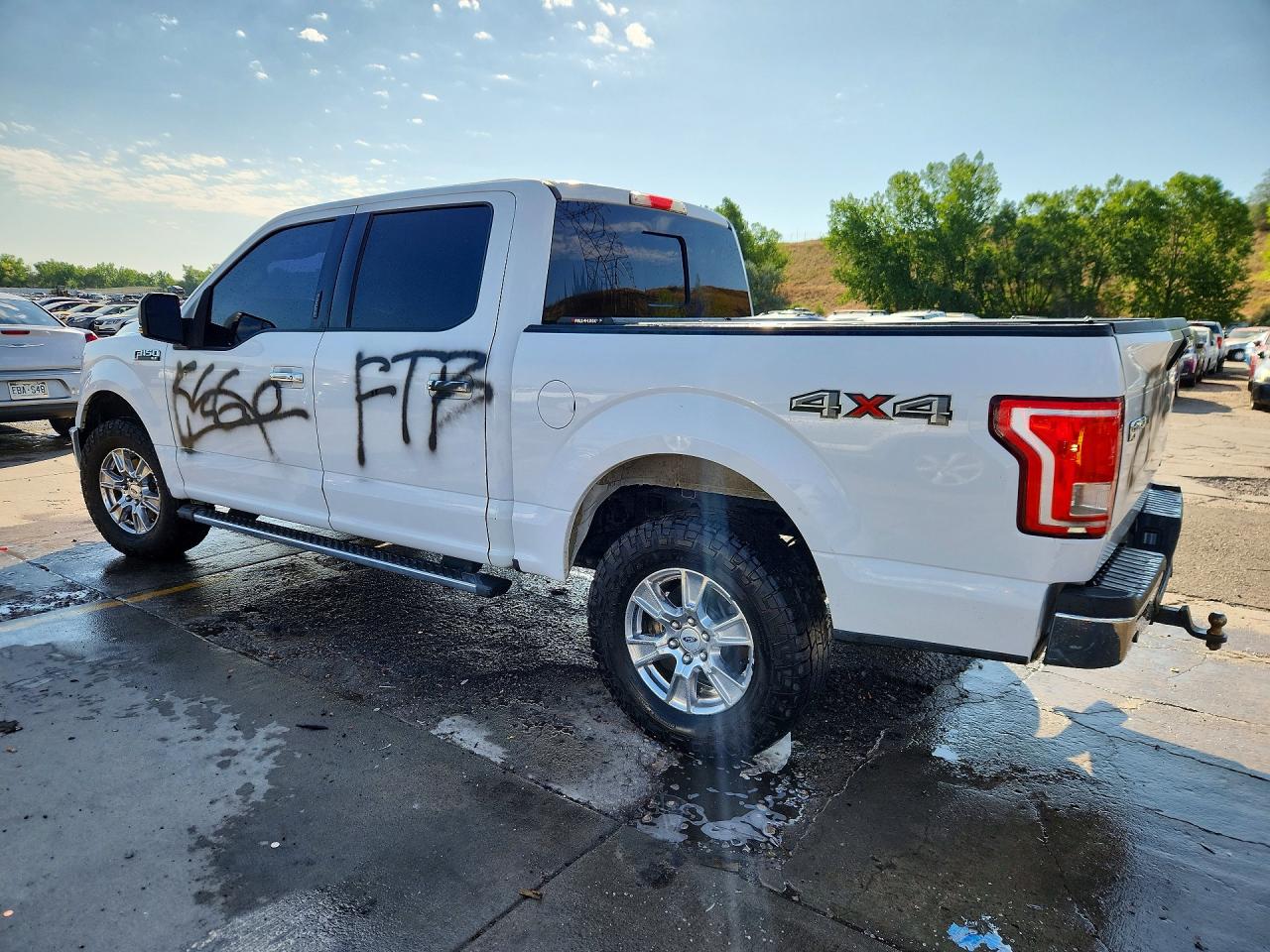 2015 Ford F150 Supercrew White vin: 1FTEW1EF4FKD66757