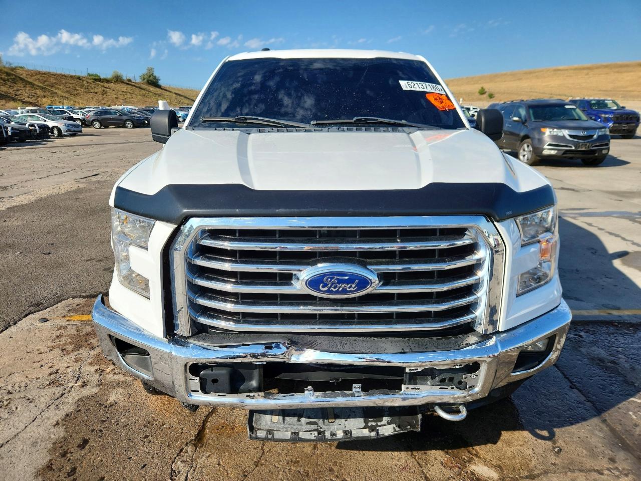 2015 Ford F150 Supercrew White vin: 1FTEW1EF4FKD66757