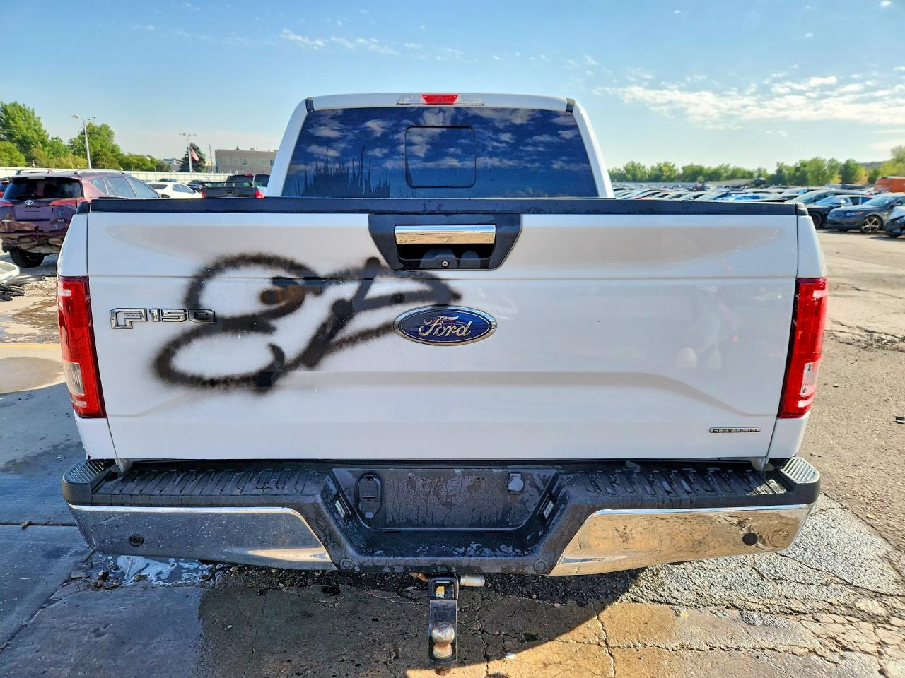 2015 Ford F150 Supercrew White vin: 1FTEW1EF4FKD66757