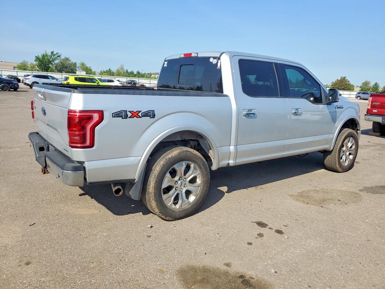 2015 Ford F150 Supercrew Silver vin: 1FTEW1EF4FKD97345