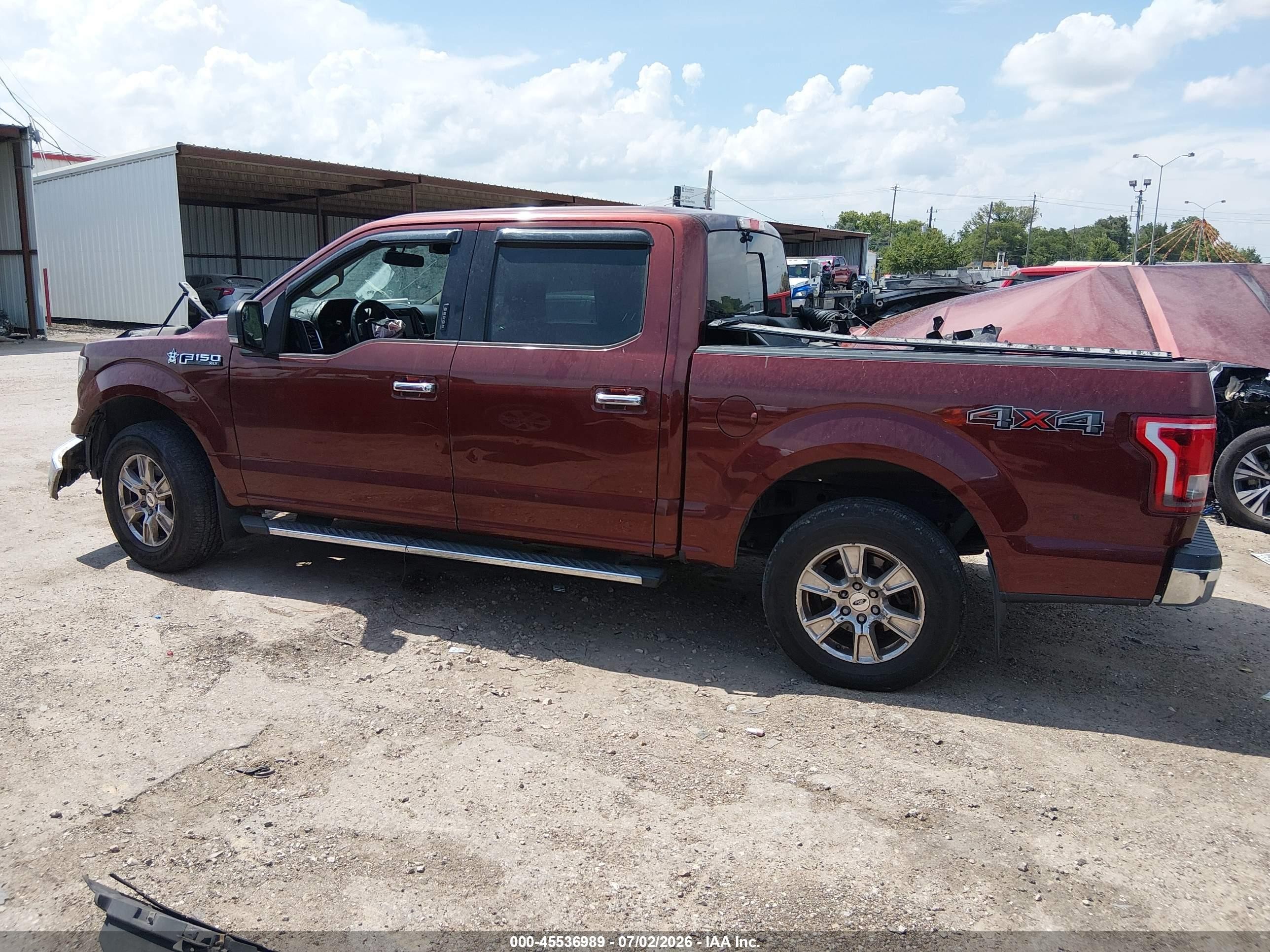 2015 Ford F-150 King Ranch/lariat/platinum/xl/xlt Burgundy vin: 1FTEW1EF4FKE70665