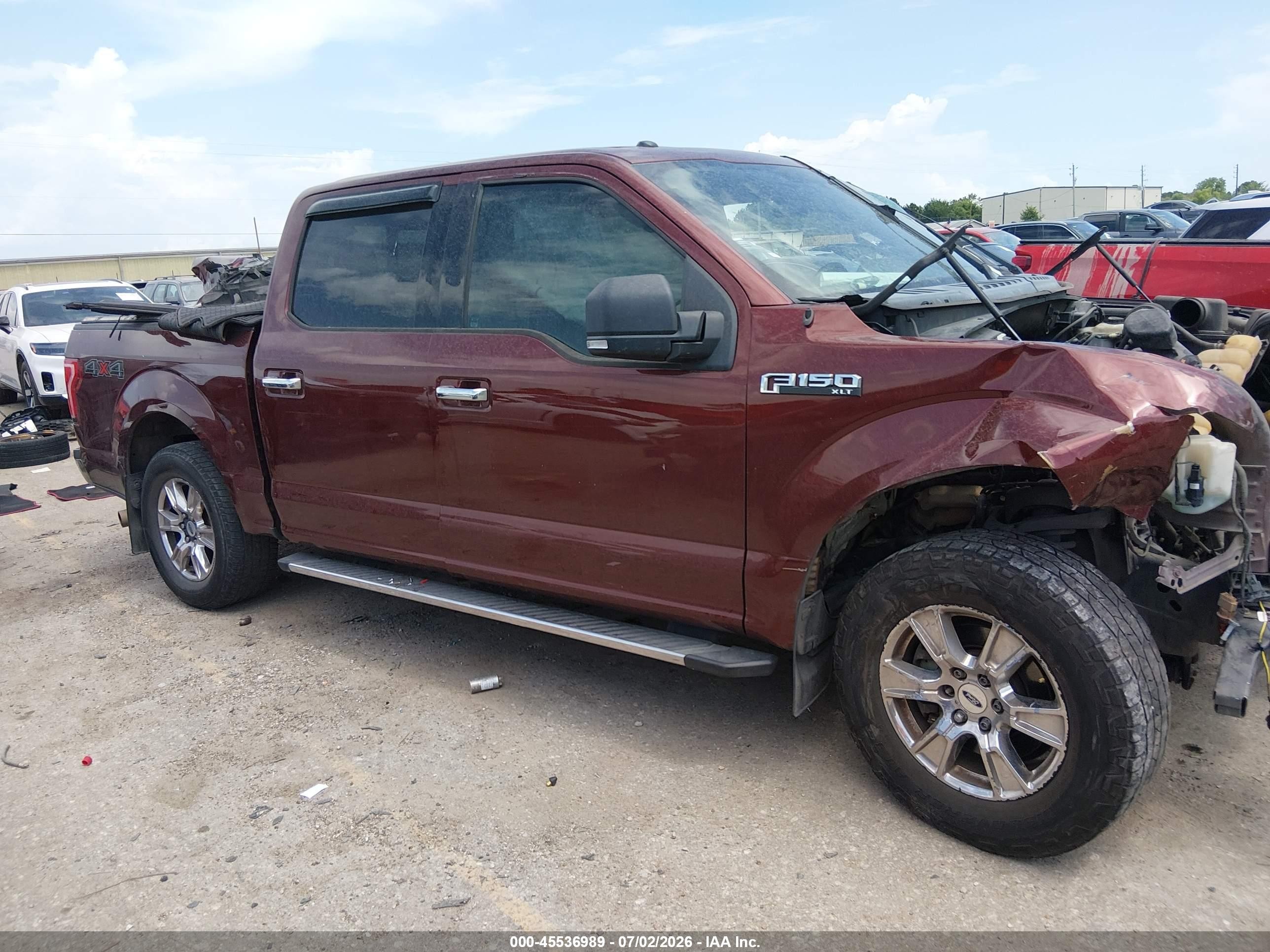 2015 Ford F-150 King Ranch/lariat/platinum/xl/xlt Burgundy vin: 1FTEW1EF4FKE70665