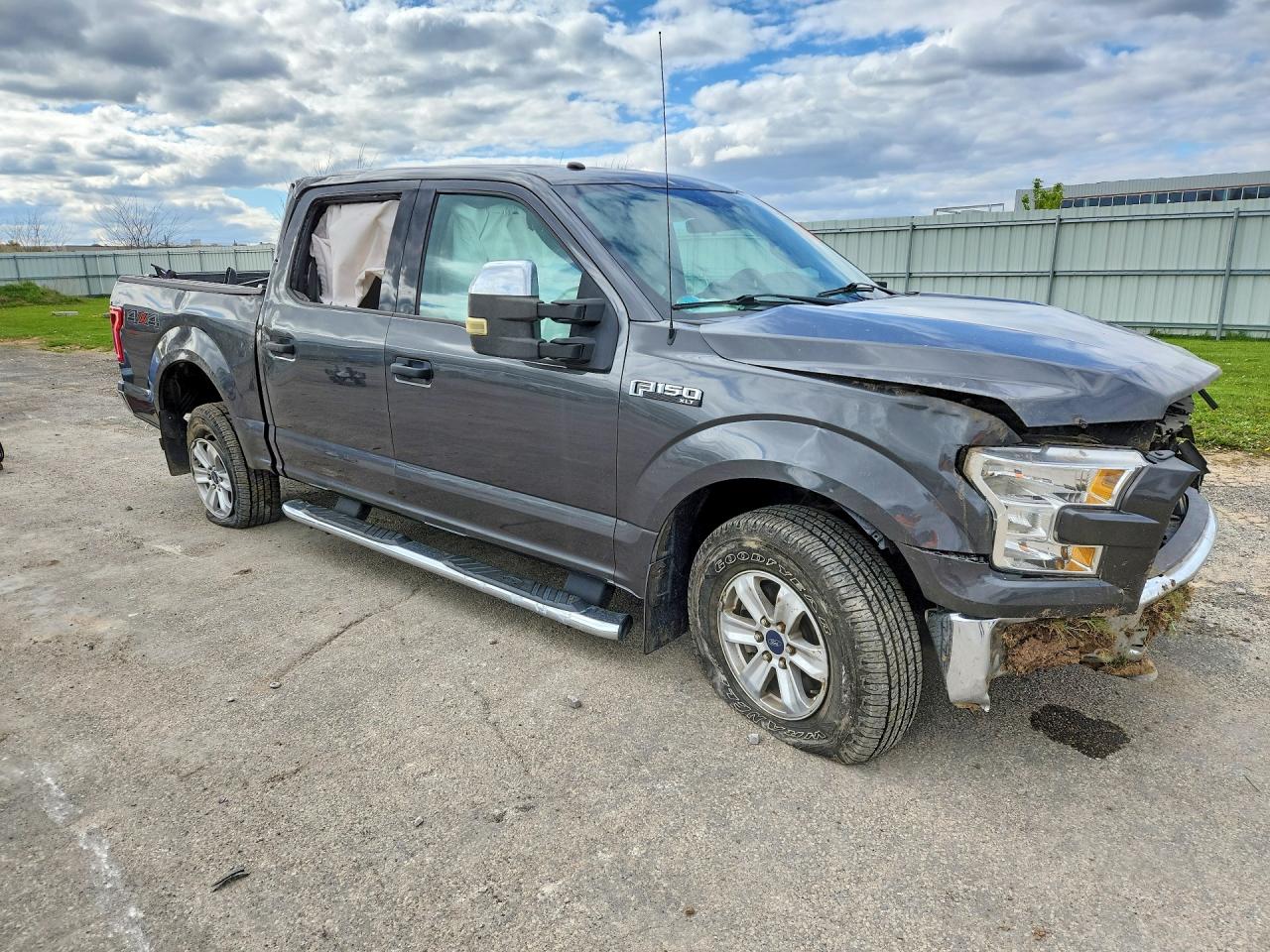 2016 Ford F150 Supercrew Gray vin: 1FTEW1EF4GFA15339