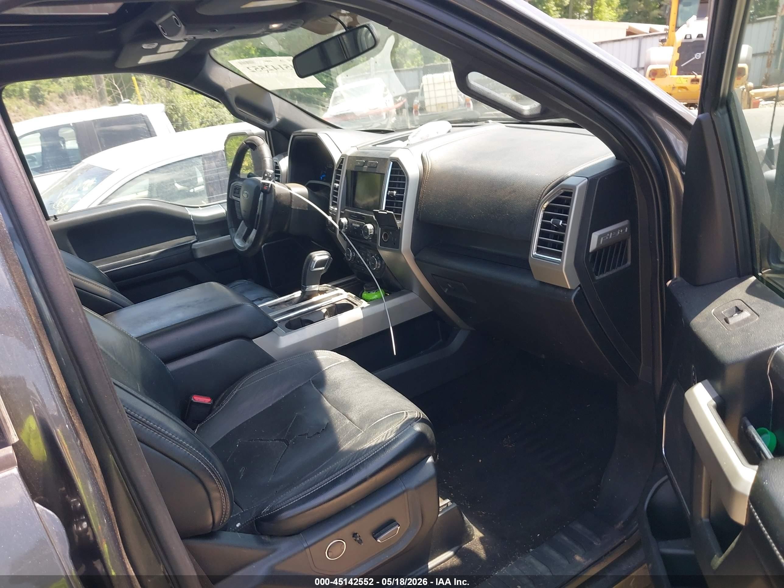 2015 Ford F-150 Lariat Gray vin: 1FTEW1EF5FFB55723