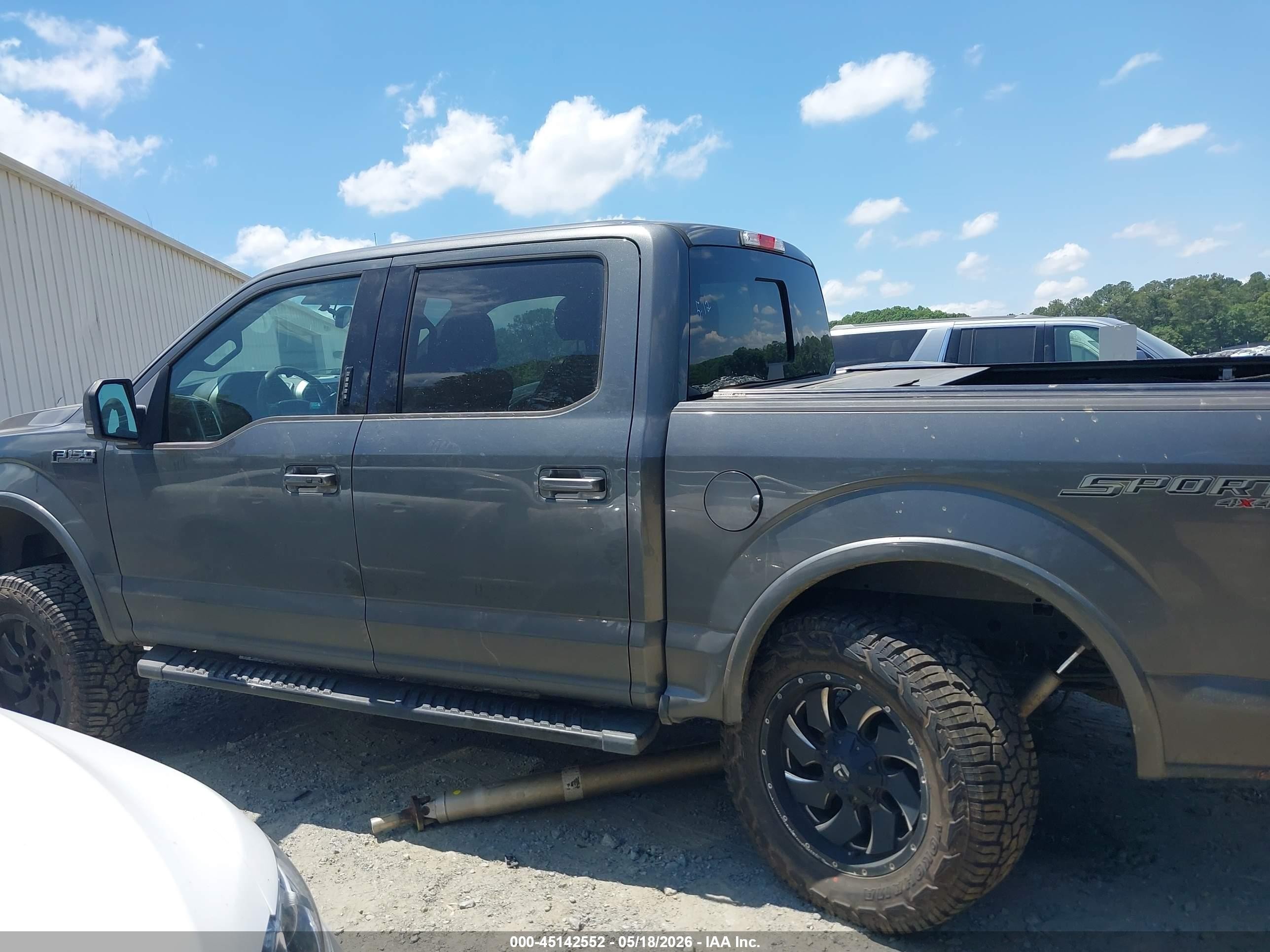 2015 Ford F-150 Lariat Gray vin: 1FTEW1EF5FFB55723