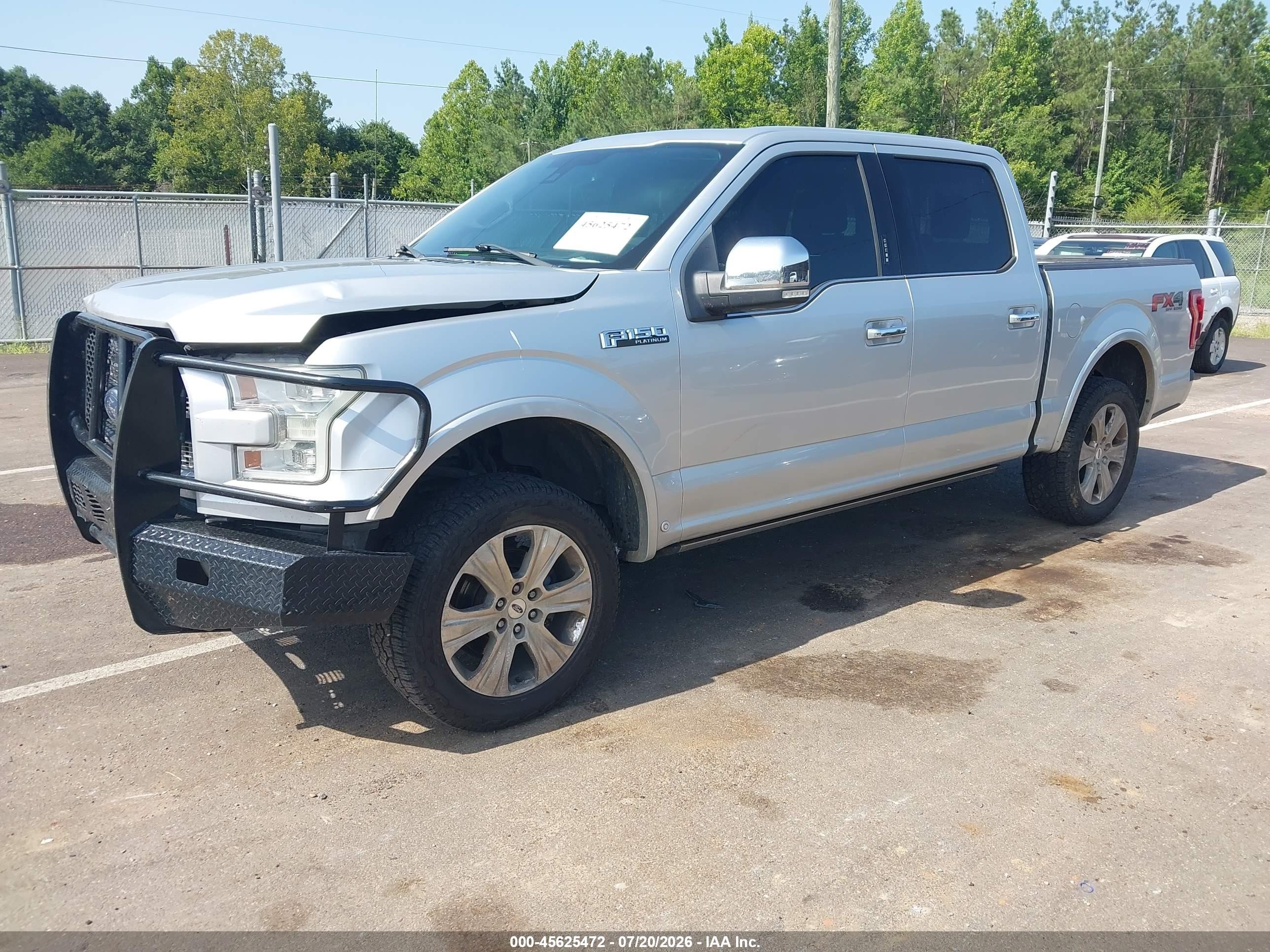 2015 Ford F-150 Platinum Silver vin: 1FTEW1EF5FFC19520