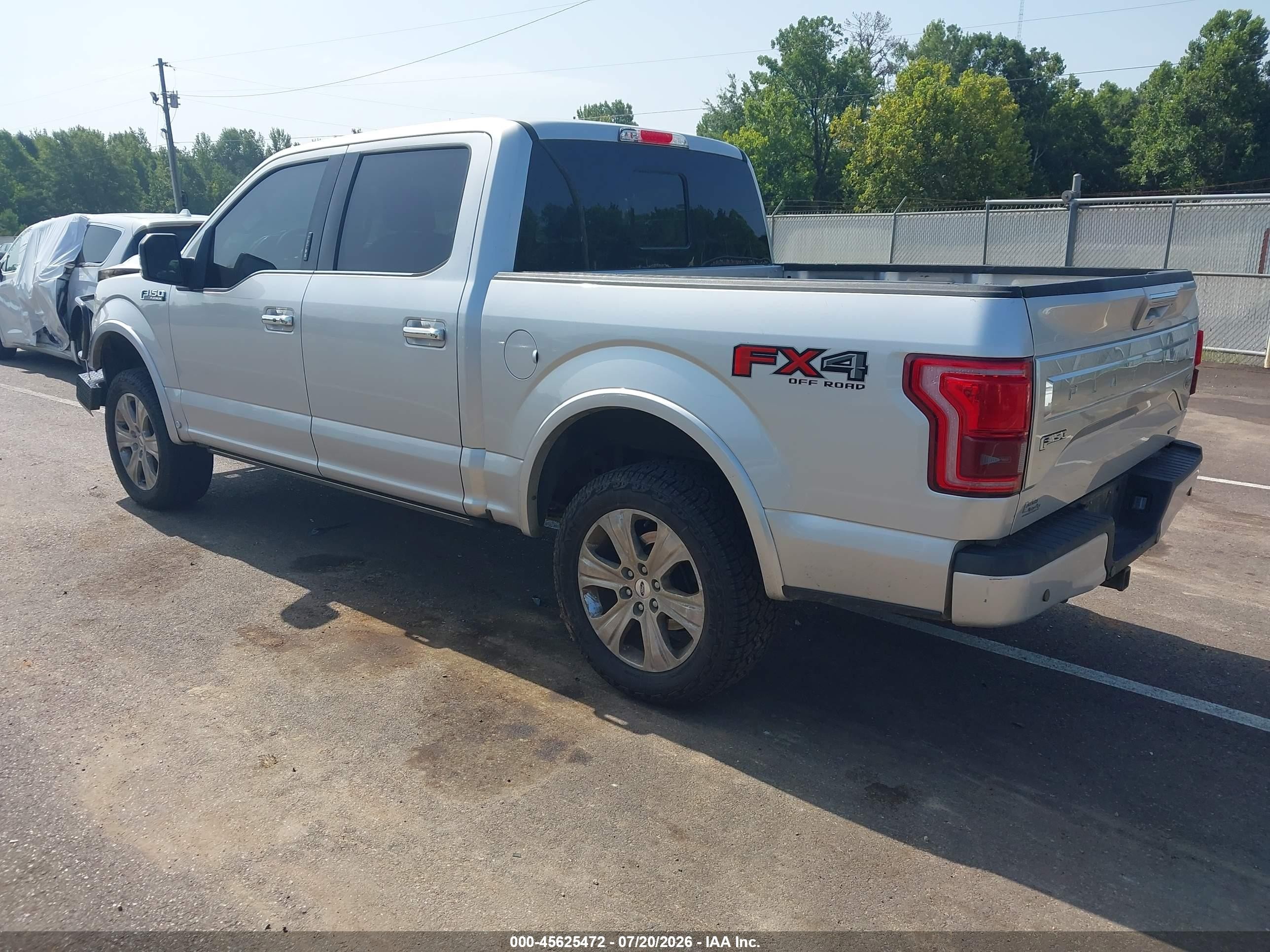 2015 Ford F-150 Platinum Silver vin: 1FTEW1EF5FFC19520