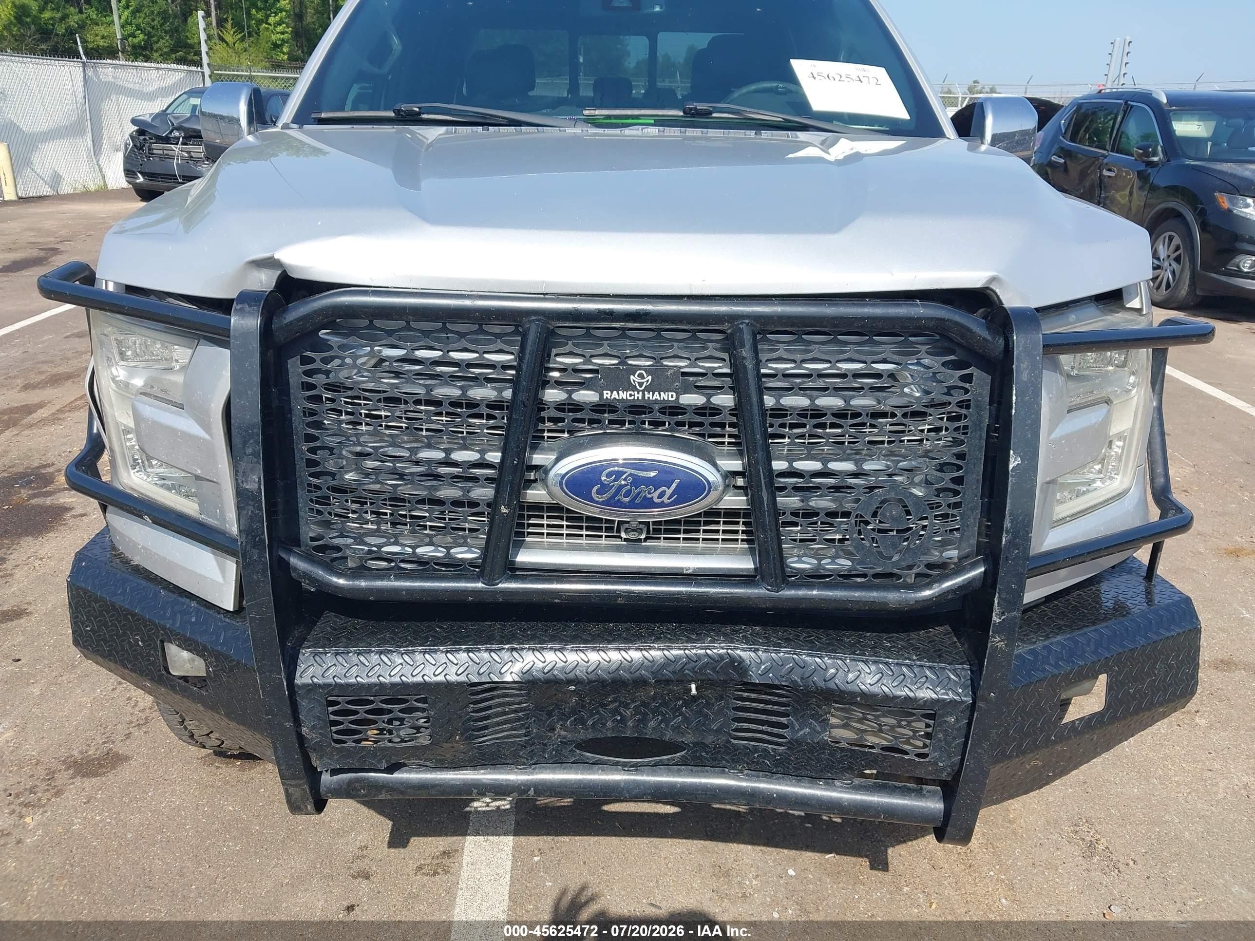 2015 Ford F-150 Platinum Silver vin: 1FTEW1EF5FFC19520