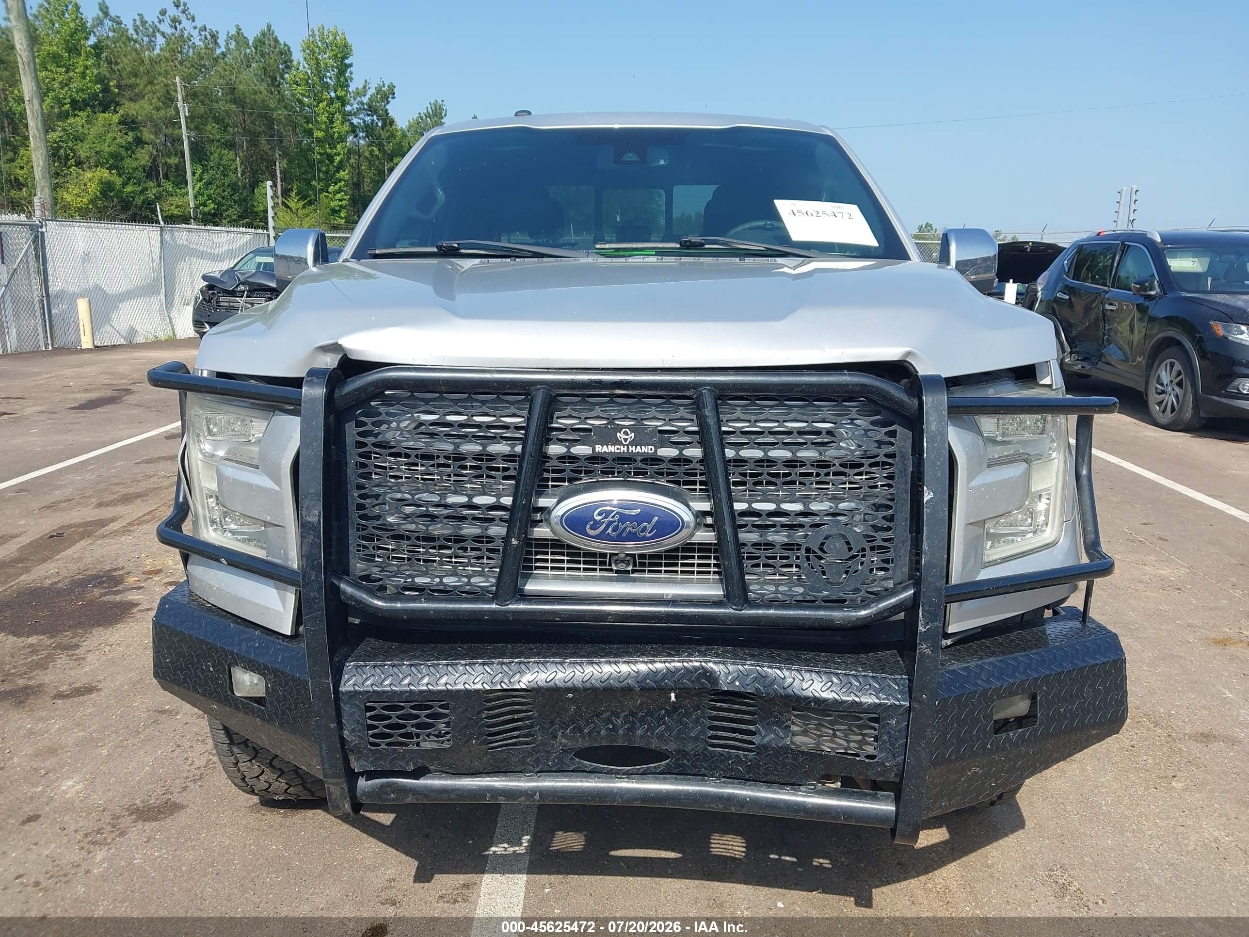 2015 Ford F-150 Platinum Silver vin: 1FTEW1EF5FFC19520