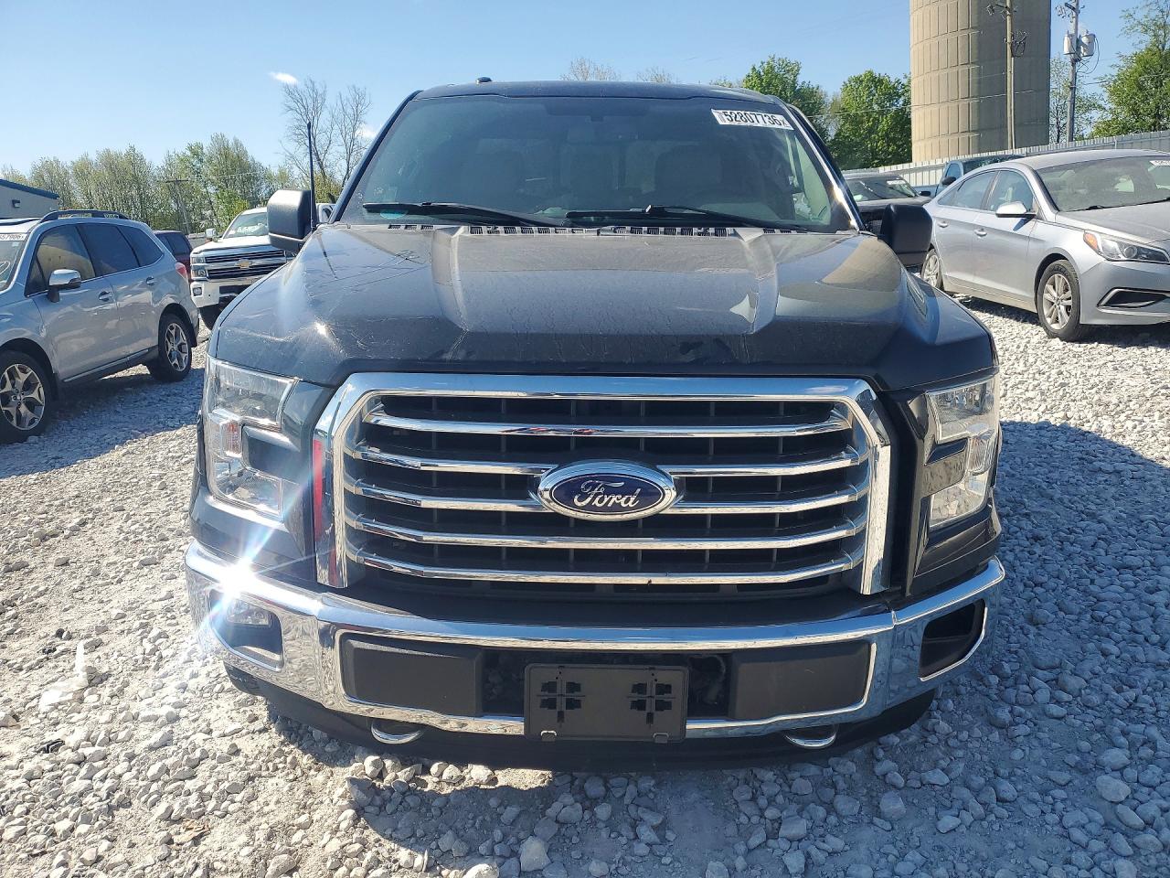 2015 Ford F150 Supercrew Black vin: 1FTEW1EF5FFC80642
