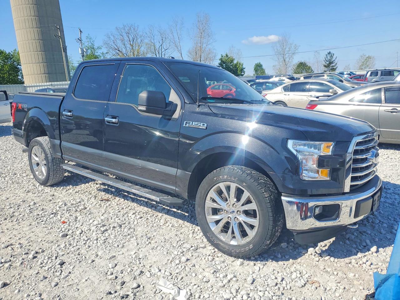 2015 Ford F150 Supercrew Black vin: 1FTEW1EF5FFC80642