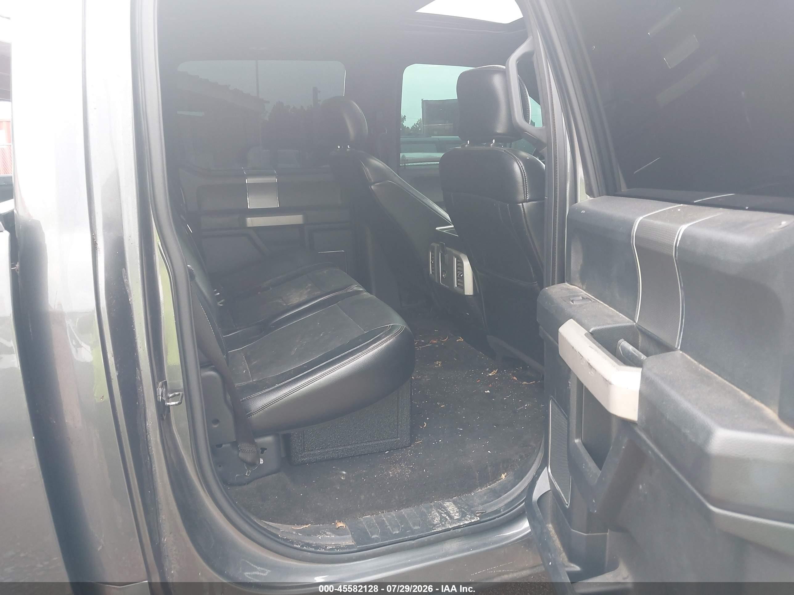 2015 Ford F-150 Lariat Gray vin: 1FTEW1EF5FKD20404