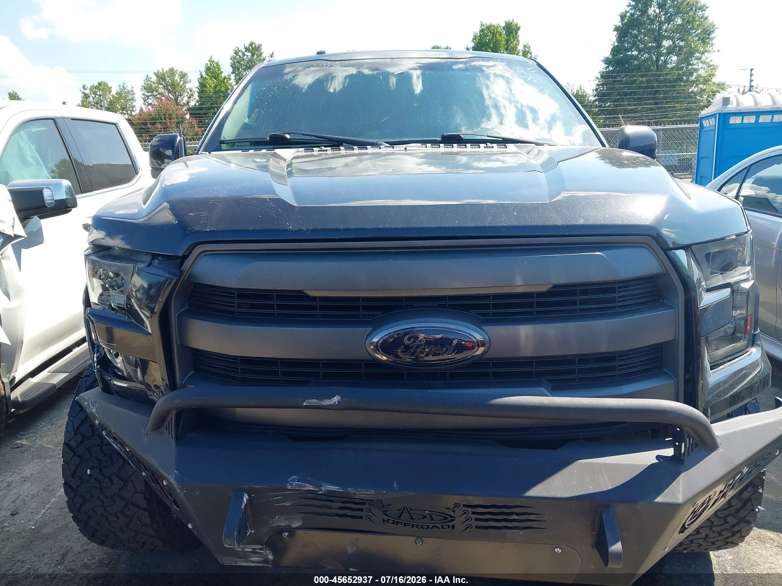 2015 Ford F-150 Lariat Черный vin: 1FTEW1EF5FKD25828