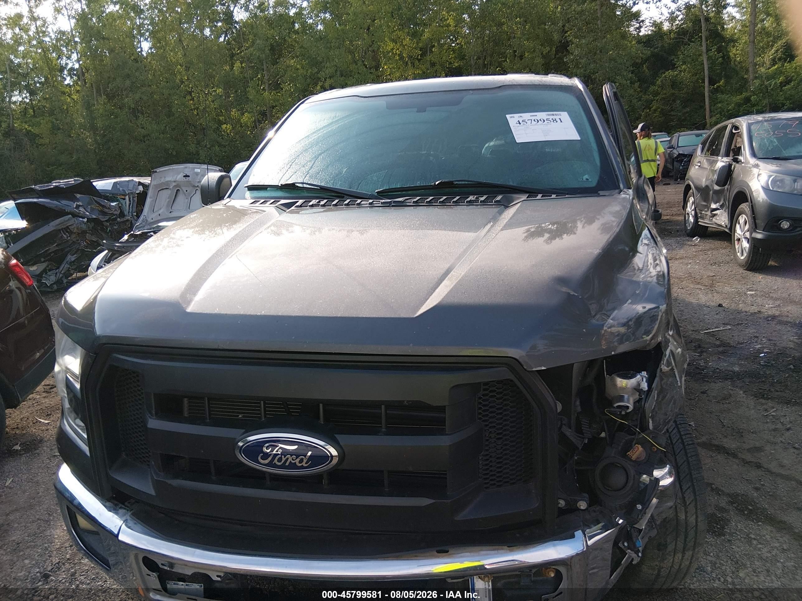 2015 Ford F-150 Xl Gray vin: 1FTEW1EF5FKD71773