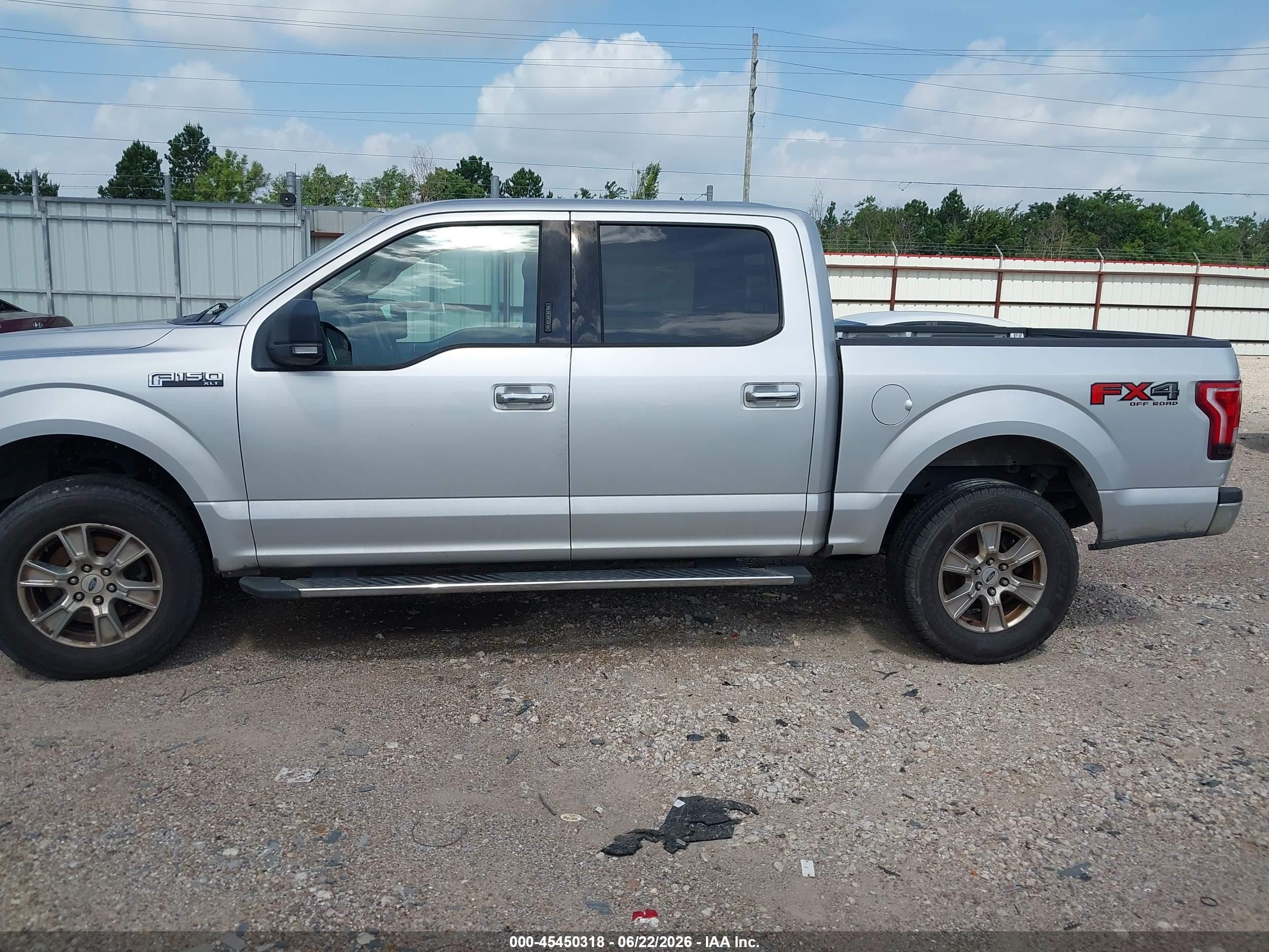 2015 Ford F-150 King Ranch/lariat/platinum/xl/xlt Silver vin: 1FTEW1EF5FKE47007