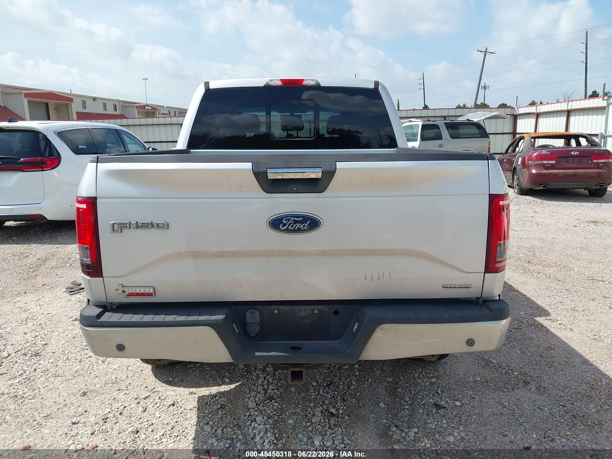 2015 Ford F-150 King Ranch/lariat/platinum/xl/xlt Silver vin: 1FTEW1EF5FKE47007