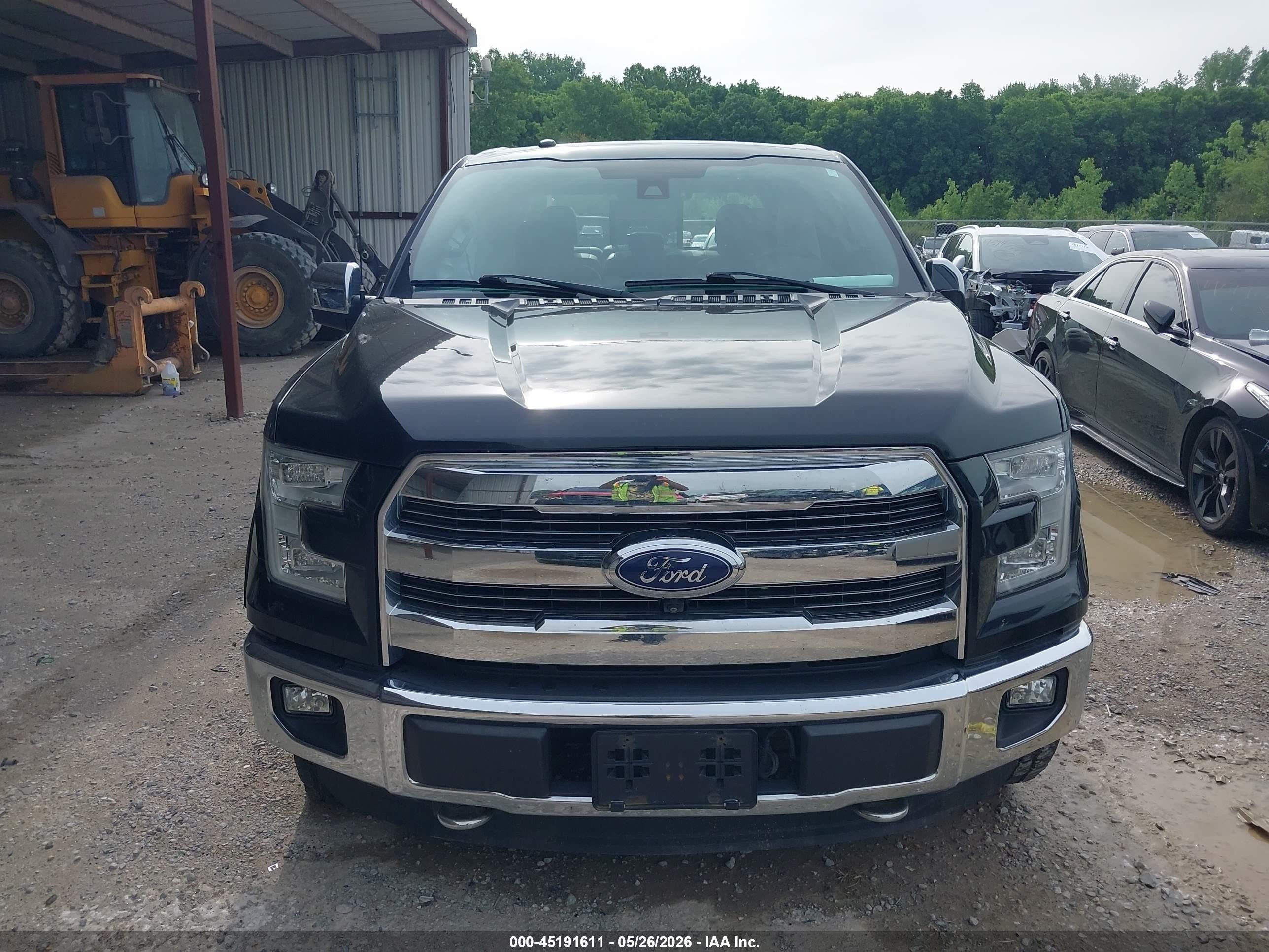 2016 Ford F-150 Lariat Black vin: 1FTEW1EF5GFA03975
