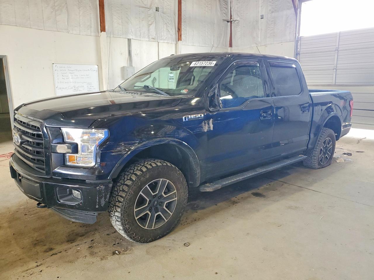 2016 Ford F150 Supercrew Черный vin: 1FTEW1EF5GFD47614