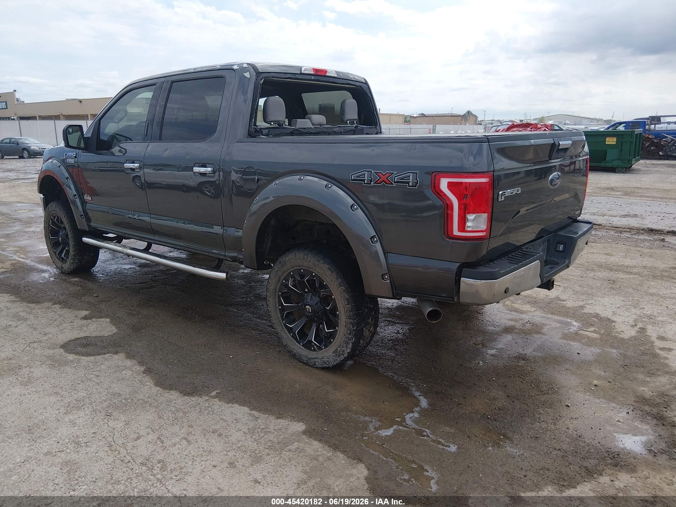 2015 Ford F-150 Xlt Gray vin: 1FTEW1EF6FFA55310