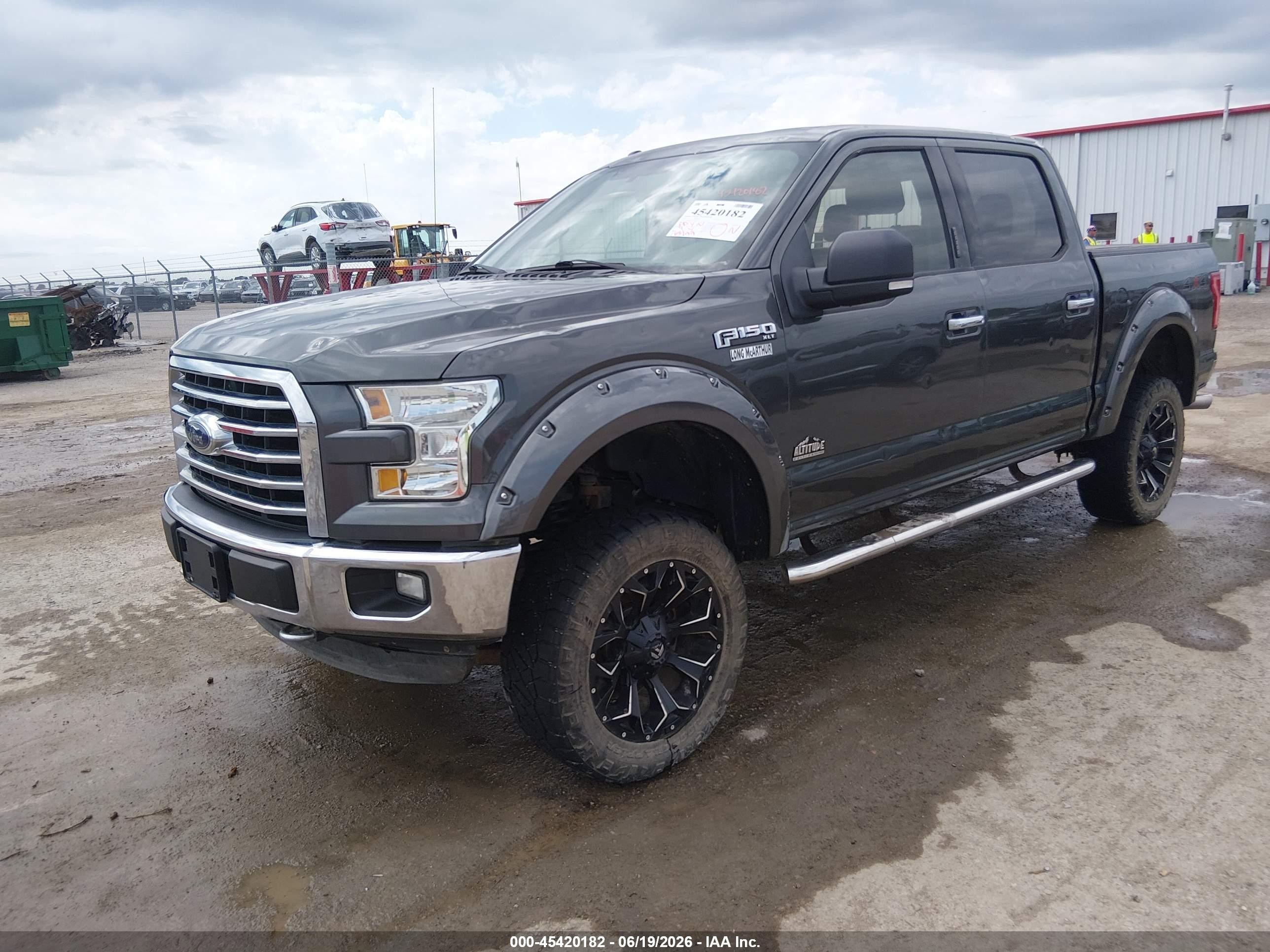2015 Ford F-150 Xlt Gray vin: 1FTEW1EF6FFA55310