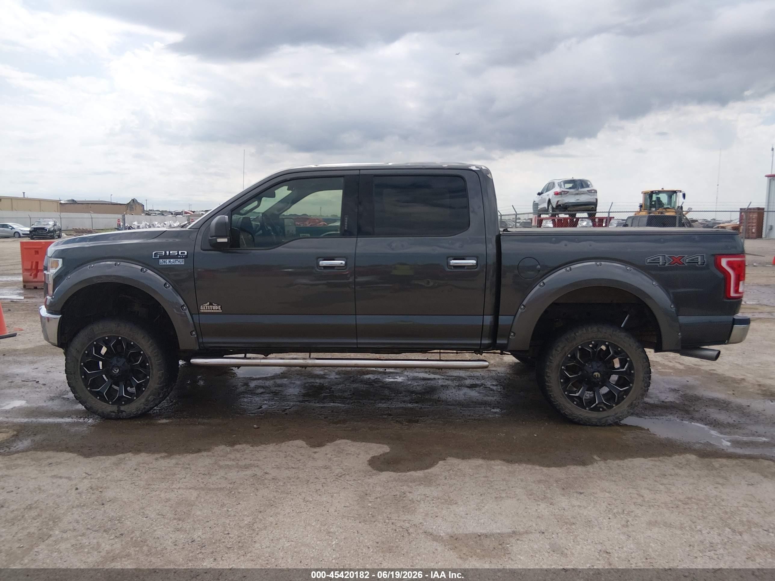 2015 Ford F-150 Xlt Gray vin: 1FTEW1EF6FFA55310