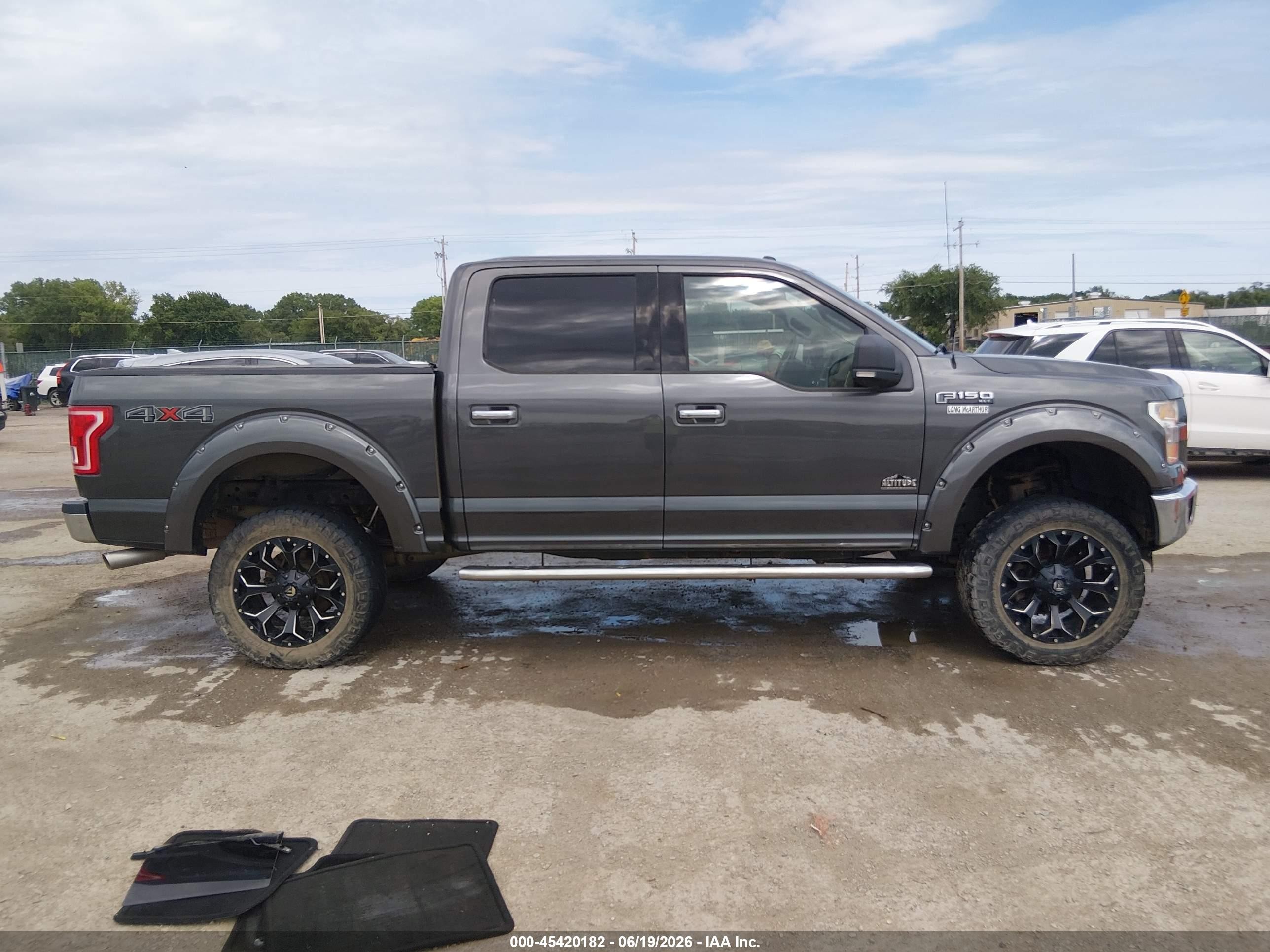 2015 Ford F-150 Xlt Gray vin: 1FTEW1EF6FFA55310
