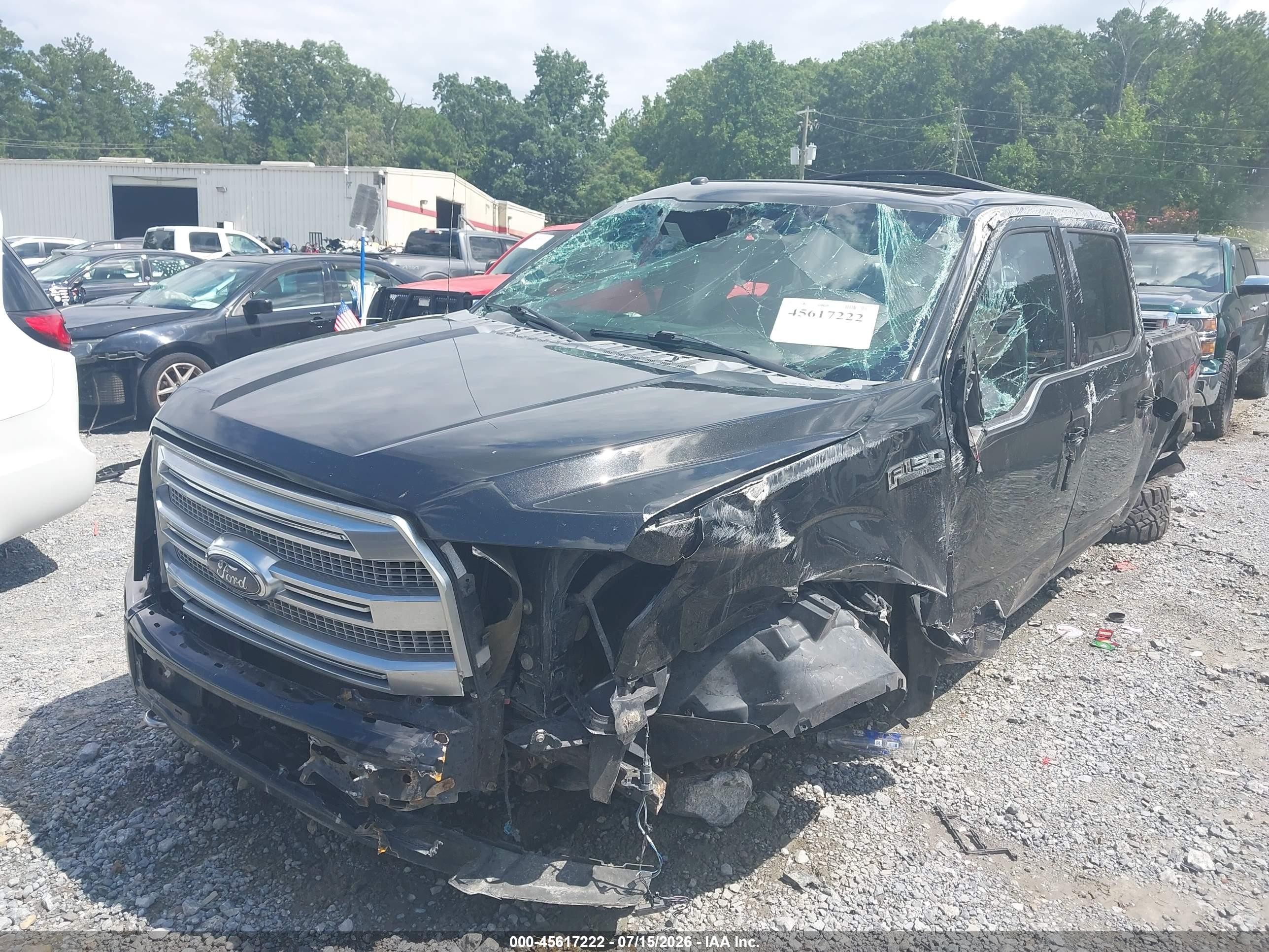 2015 Ford F-150 Platinum Black vin: 1FTEW1EF6FFB33424
