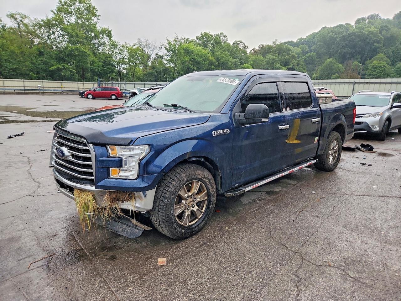 2015 Ford F150 Supercrew Blue vin: 1FTEW1EF6FFC13306