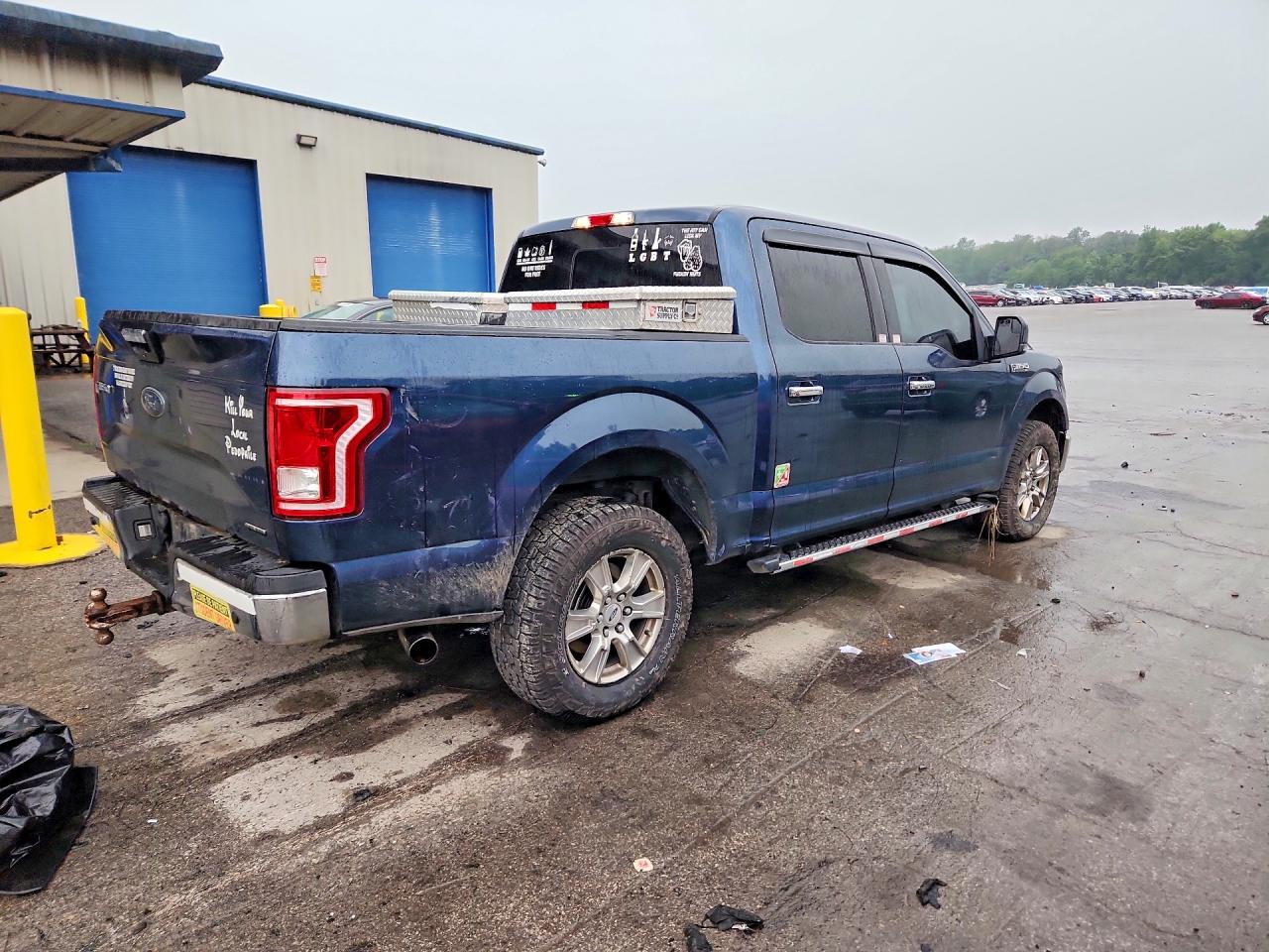 2015 Ford F150 Supercrew Blue vin: 1FTEW1EF6FFC13306