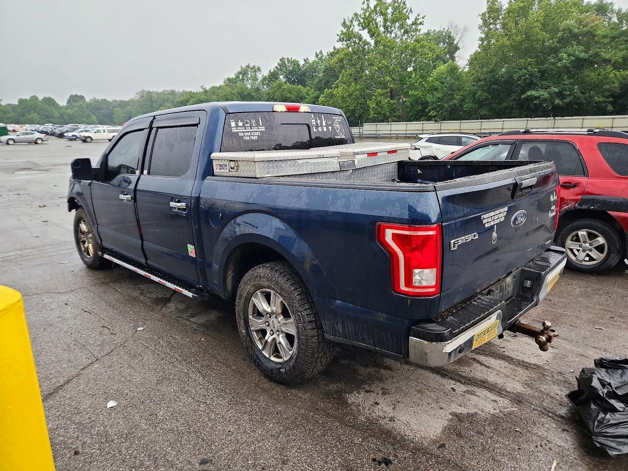 2015 Ford F150 Supercrew Blue vin: 1FTEW1EF6FFC13306
