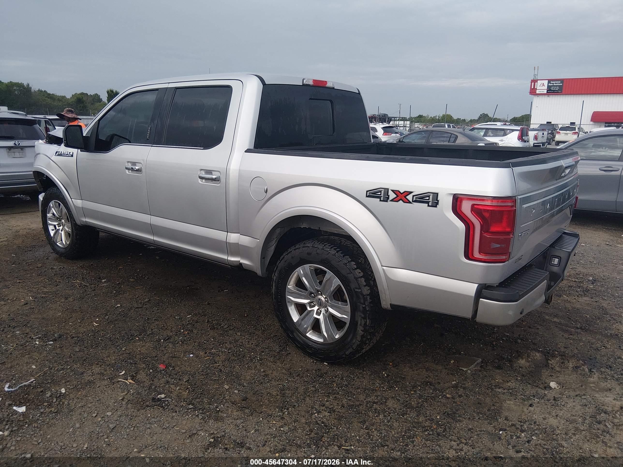 2015 Ford F-150 Platinum Серебряный vin: 1FTEW1EF6FFC86269