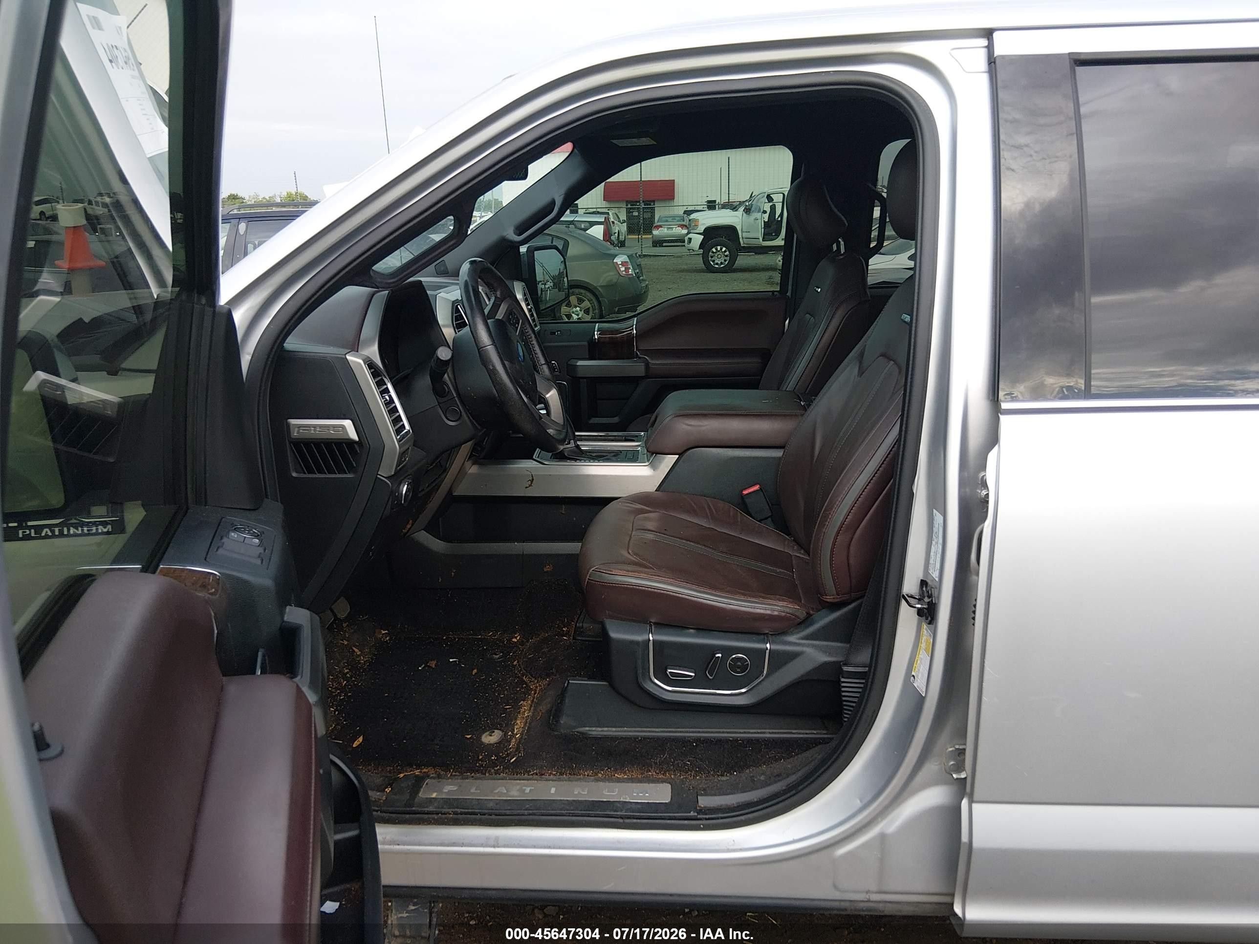 2015 Ford F-150 Platinum Серебряный vin: 1FTEW1EF6FFC86269