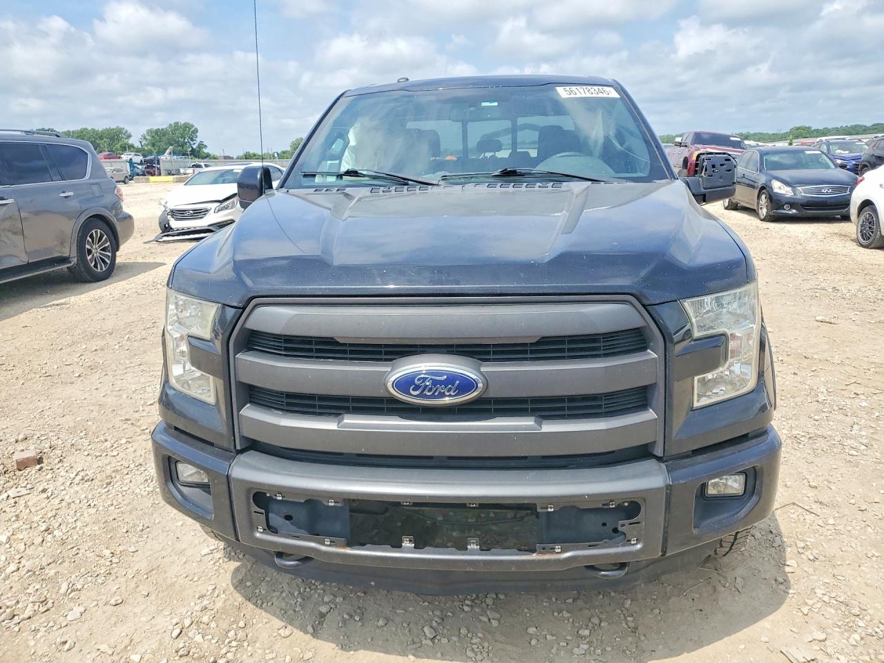 2015 Ford F150 Supercrew Black vin: 1FTEW1EF6FKD42170