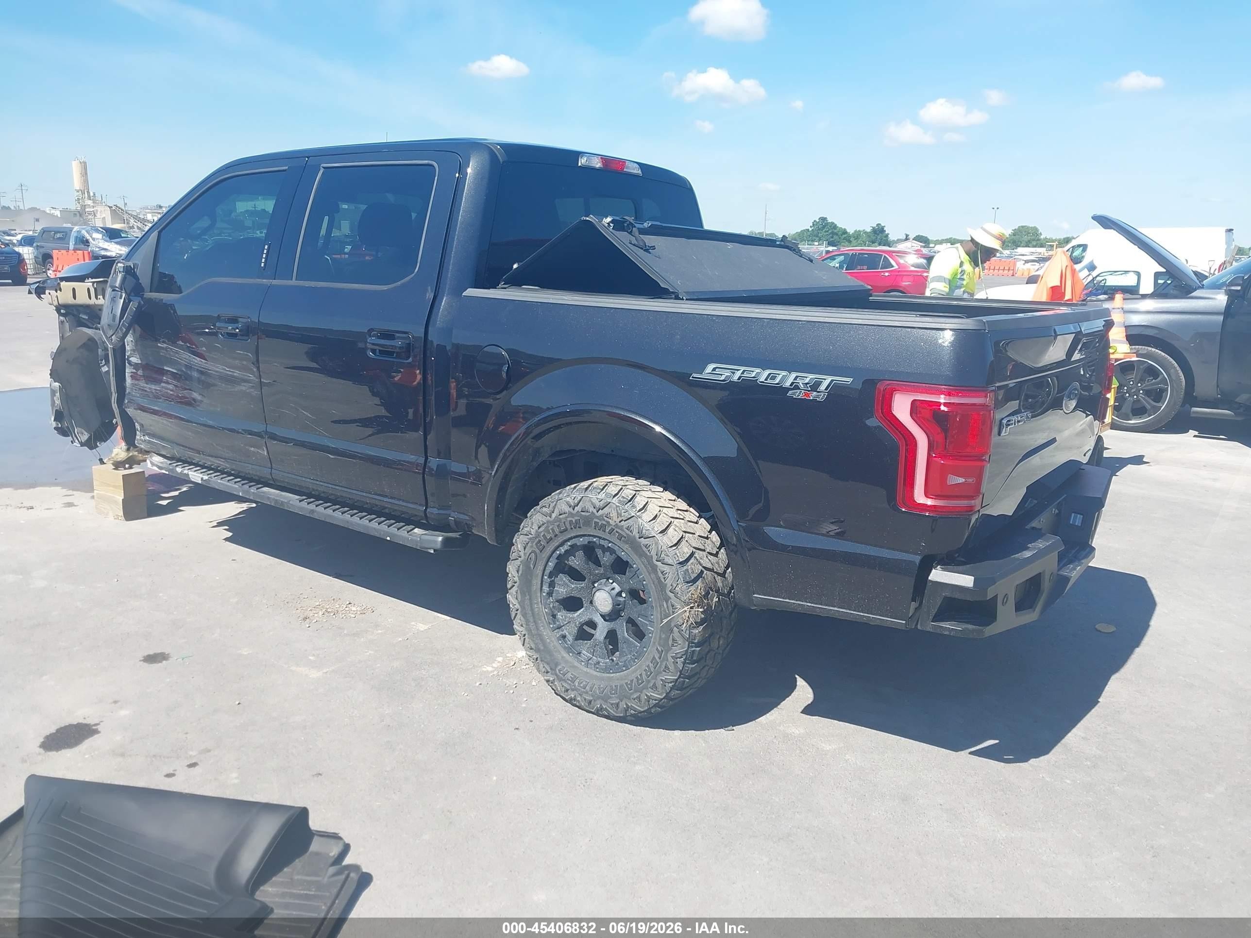 2015 Ford F-150 King Ranch/lariat/platinum/xl/xlt Black vin: 1FTEW1EF6FKD76271