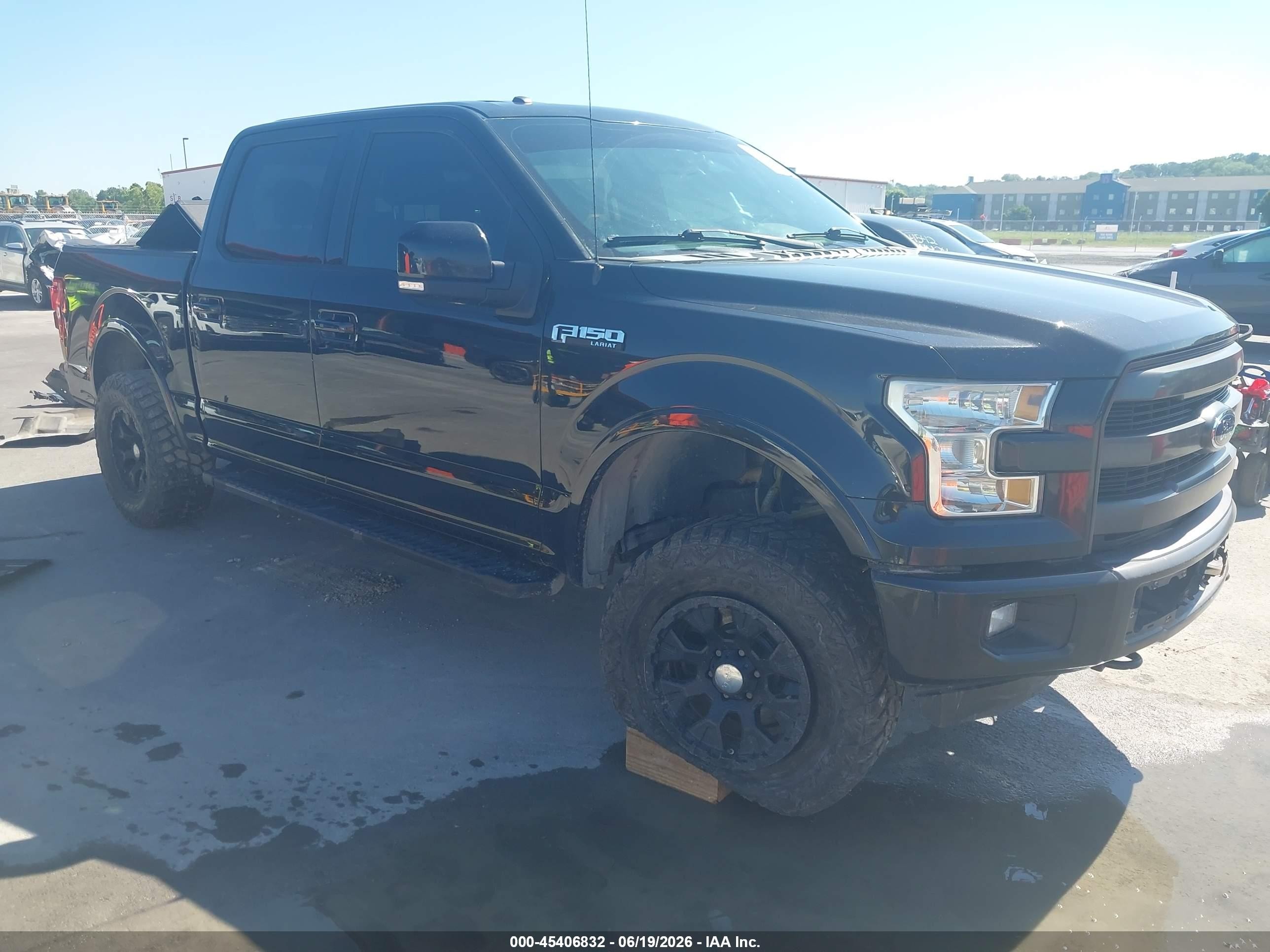 2015 Ford F-150 King Ranch/lariat/platinum/xl/xlt Black vin: 1FTEW1EF6FKD76271