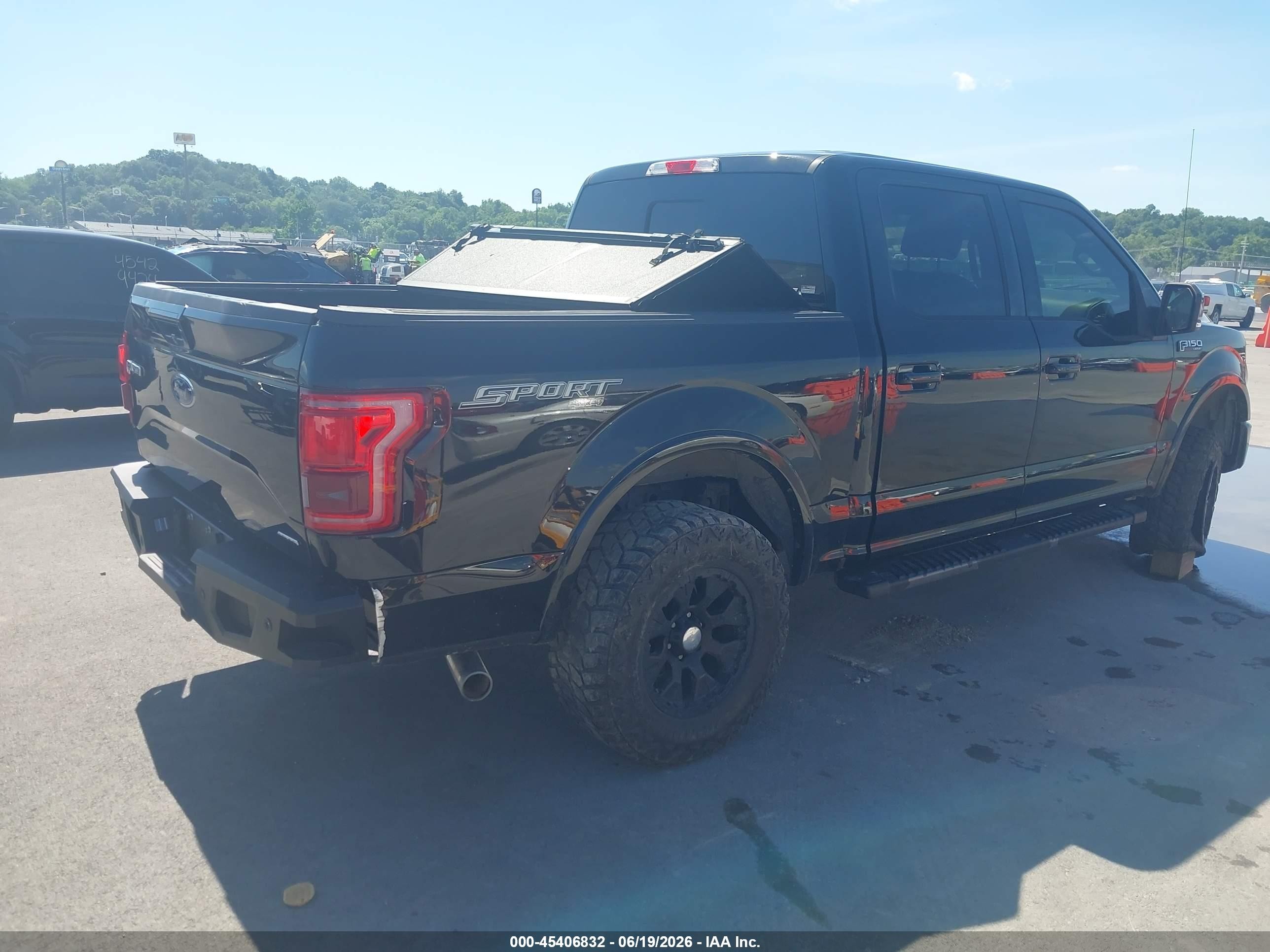 2015 Ford F-150 King Ranch/lariat/platinum/xl/xlt Black vin: 1FTEW1EF6FKD76271