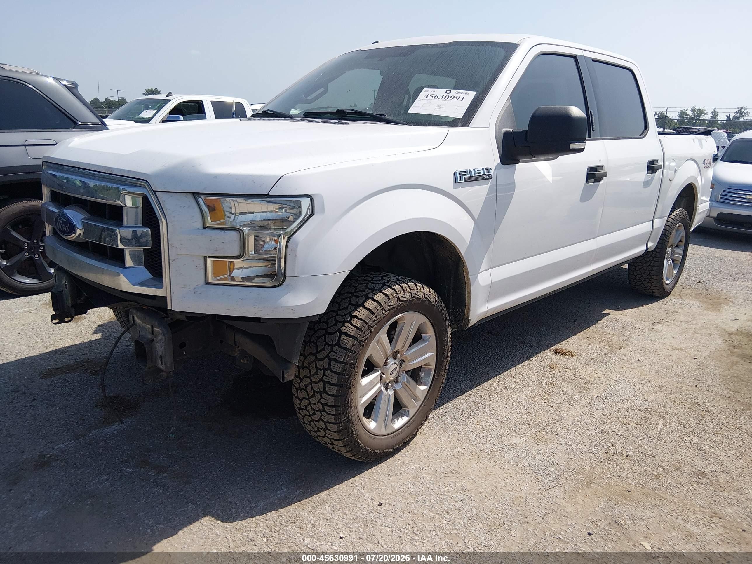 2015 Ford F-150 Xlt Белый vin: 1FTEW1EF6FKE01458