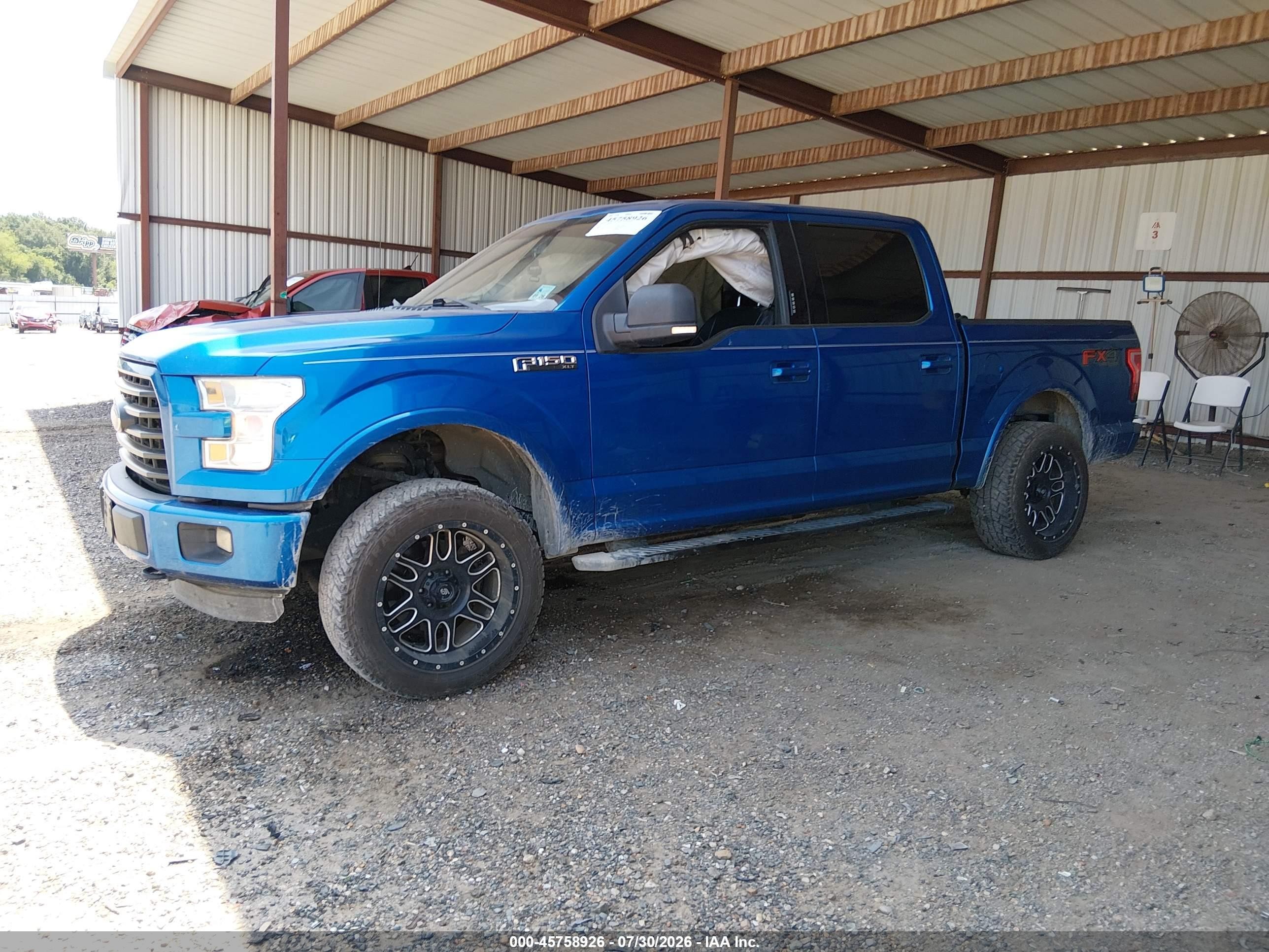 2015 Ford F-150 Xlt Blue vin: 1FTEW1EF6FKE33634