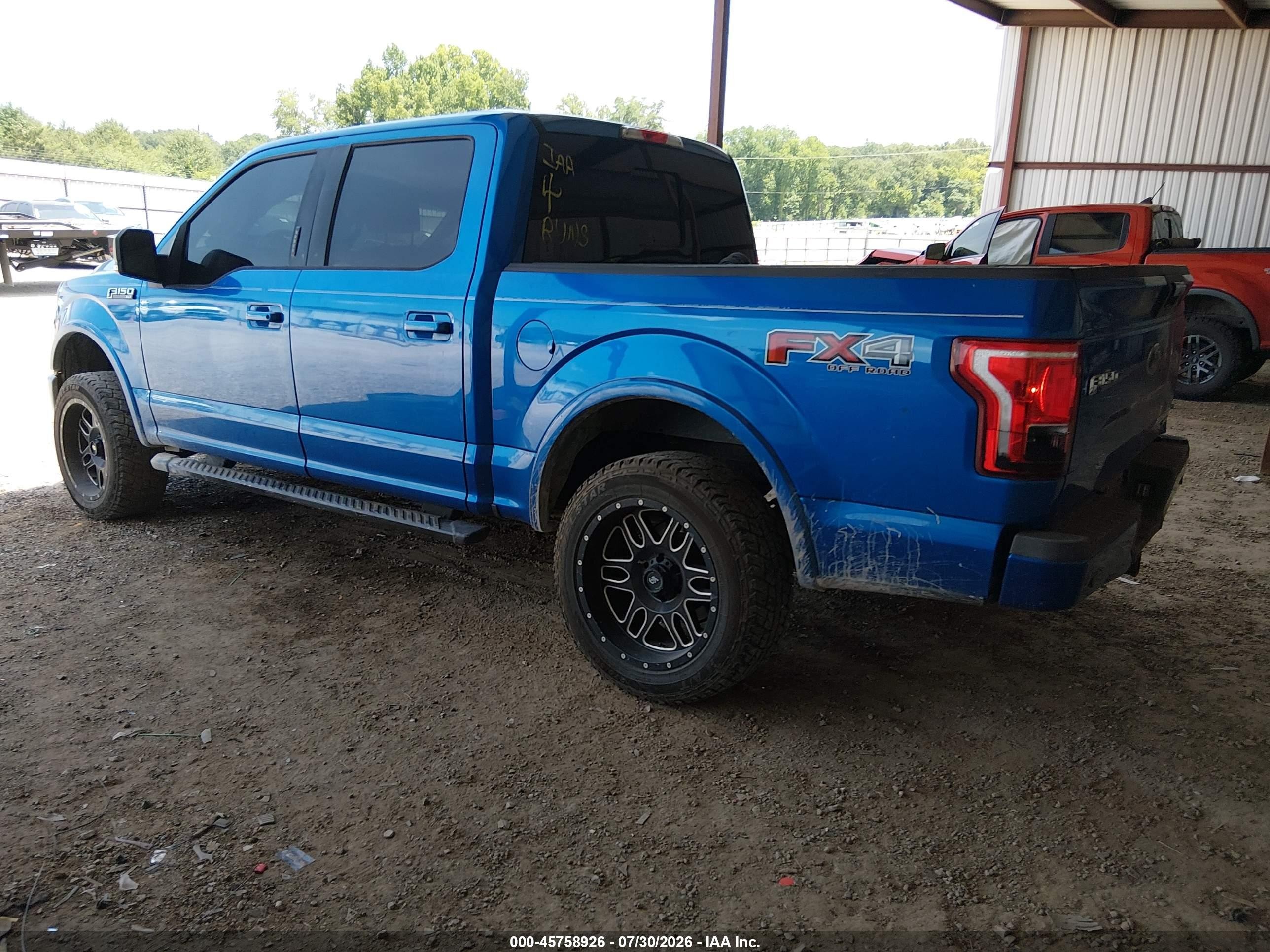 2015 Ford F-150 Xlt Blue vin: 1FTEW1EF6FKE33634