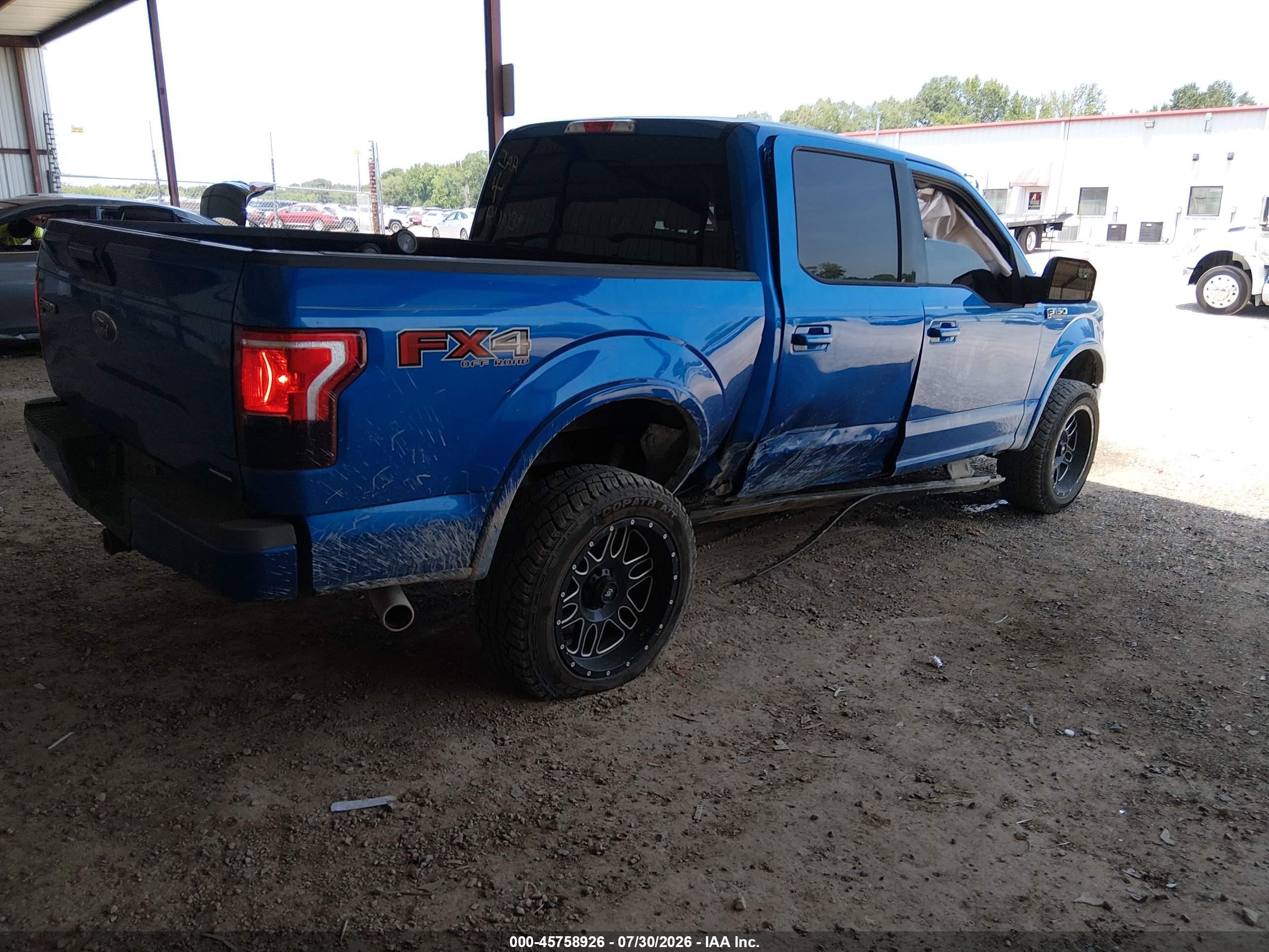 2015 Ford F-150 Xlt Blue vin: 1FTEW1EF6FKE33634
