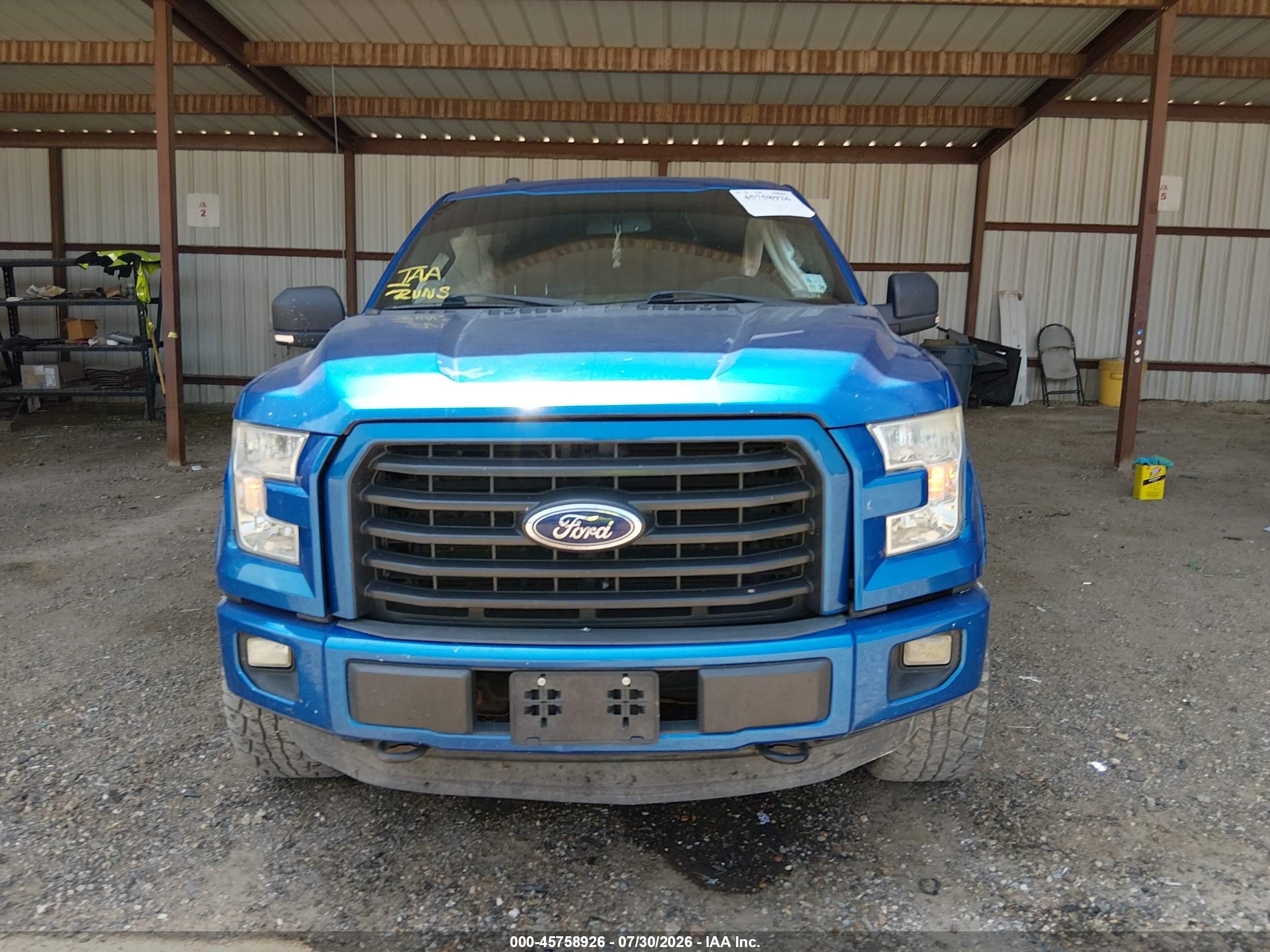 2015 Ford F-150 Xlt Blue vin: 1FTEW1EF6FKE33634