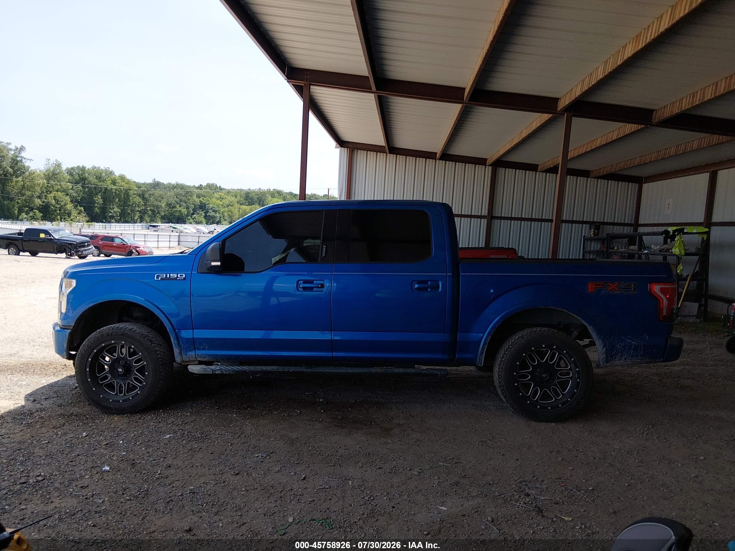 2015 Ford F-150 Xlt Blue vin: 1FTEW1EF6FKE33634