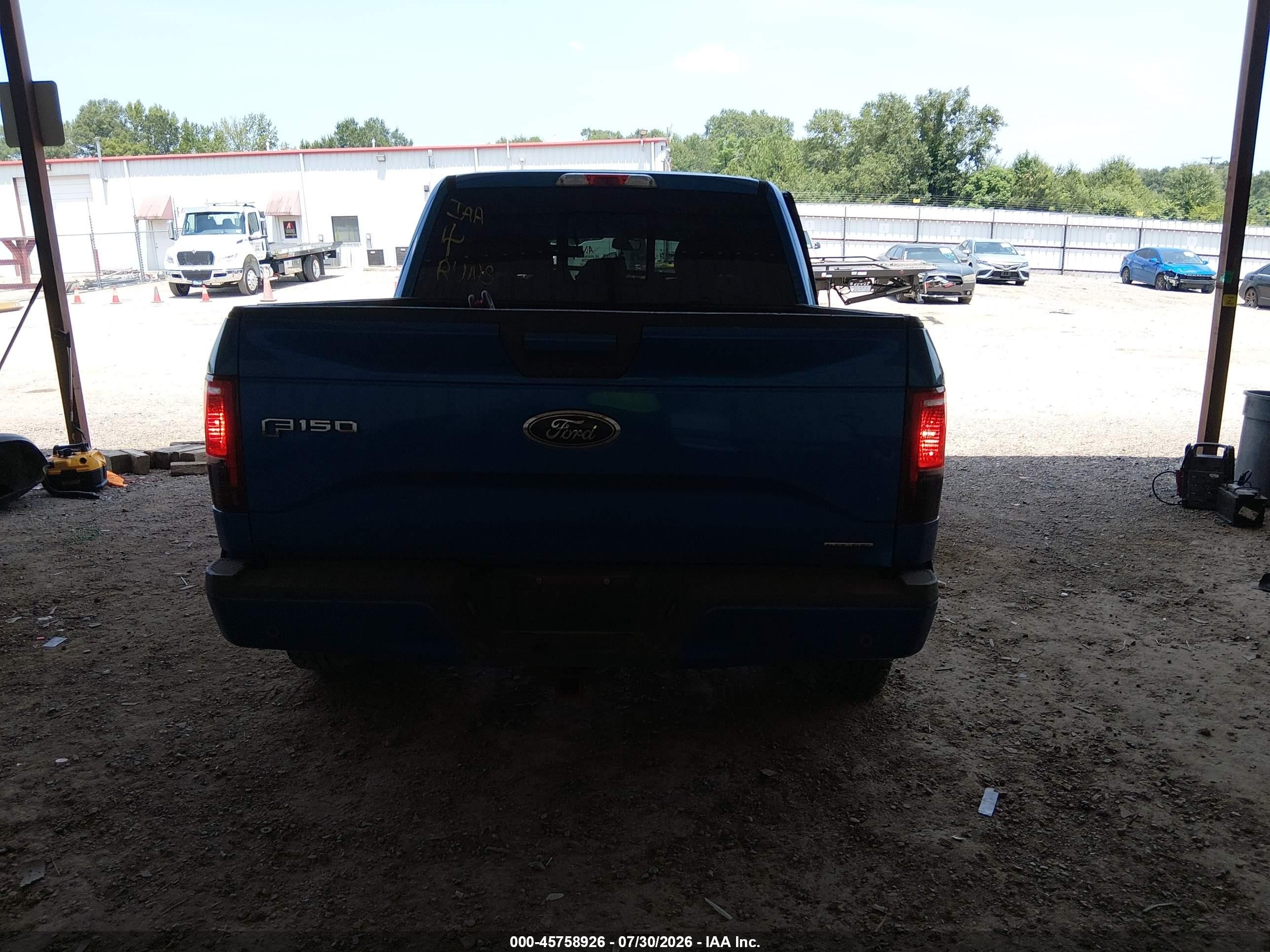 2015 Ford F-150 Xlt Blue vin: 1FTEW1EF6FKE33634