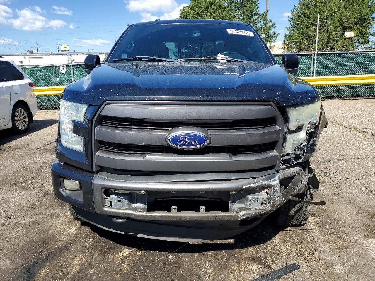 2015 Ford F150 Supercrew Black vin: 1FTEW1EF6FKE74667