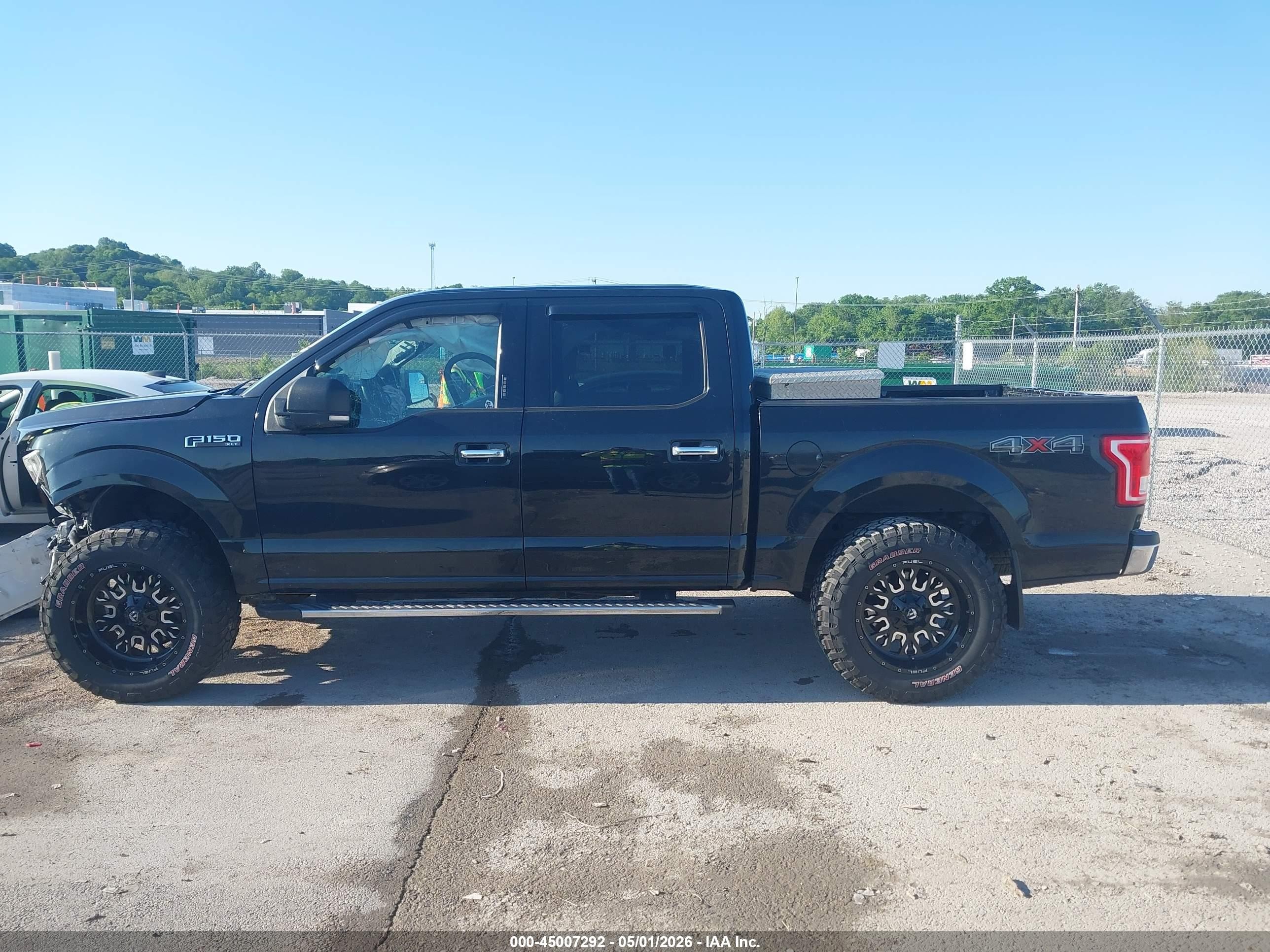 2015 Ford F-150 Xlt Black vin: 1FTEW1EF7FFA29556