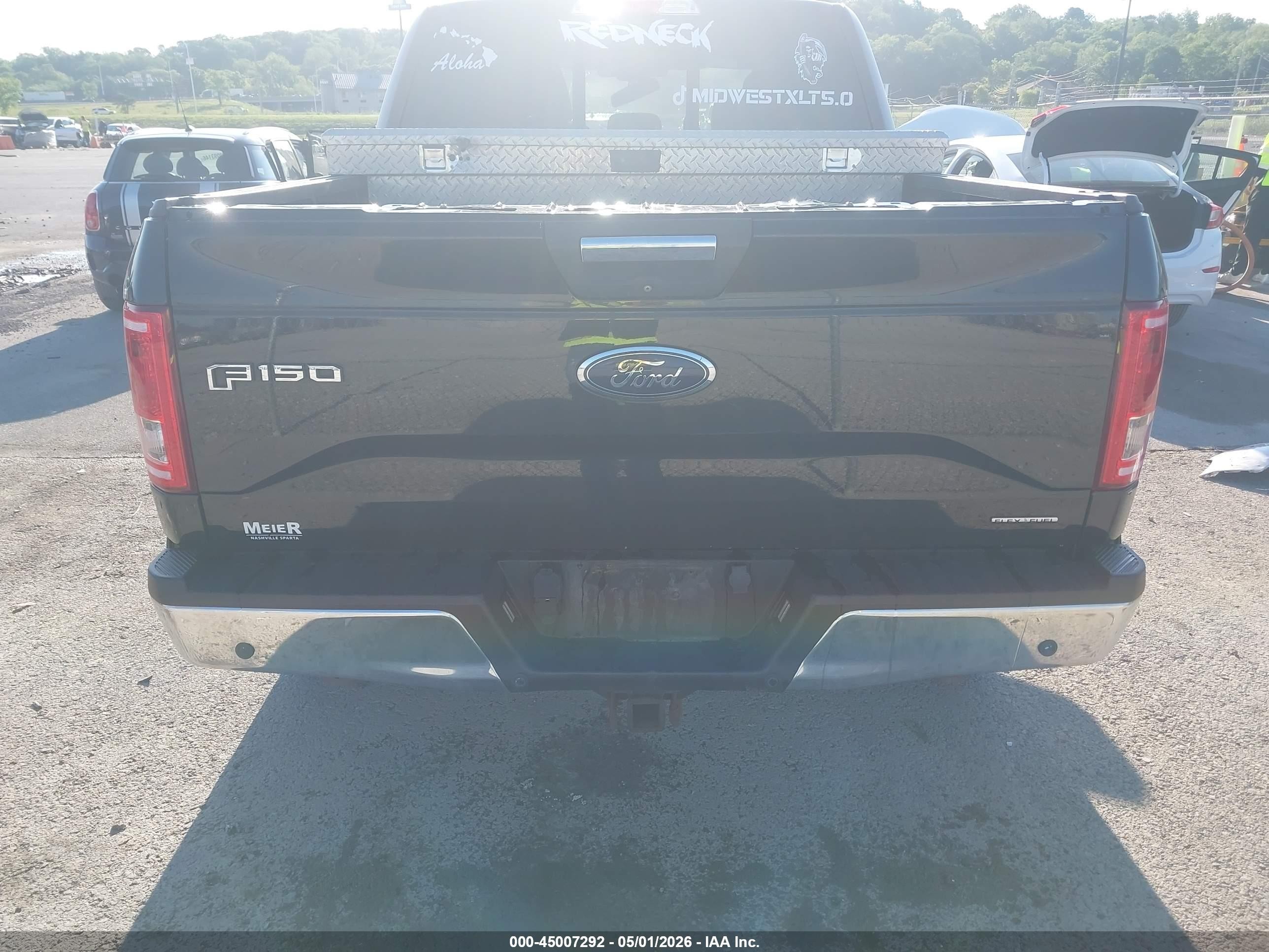 2015 Ford F-150 Xlt Black vin: 1FTEW1EF7FFA29556