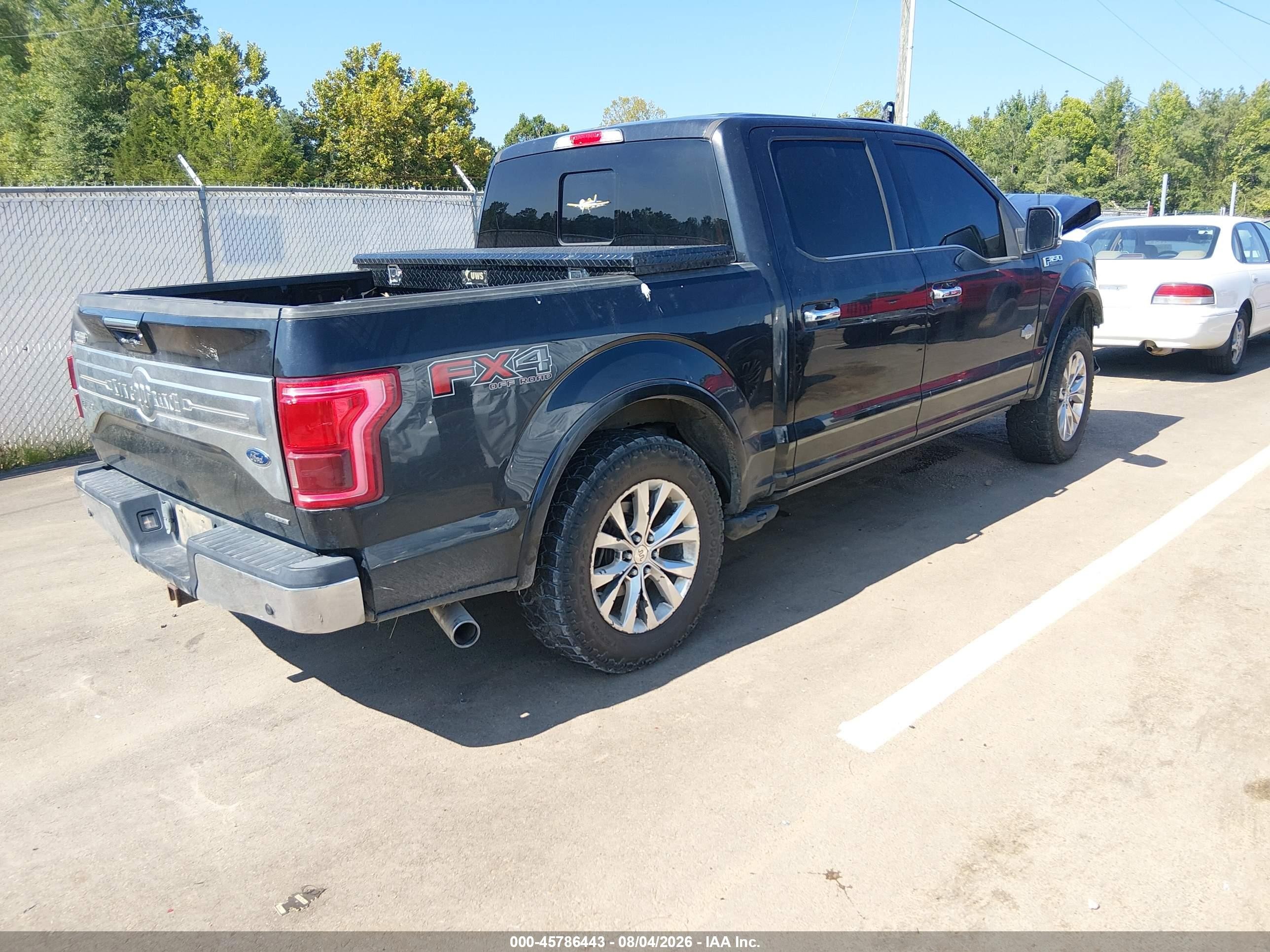 2015 Ford F-150 King Ranch Black vin: 1FTEW1EF7FFA32604